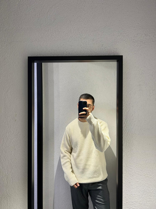 MAGLIONE BASIC IN COSTA INGLESE - 1266