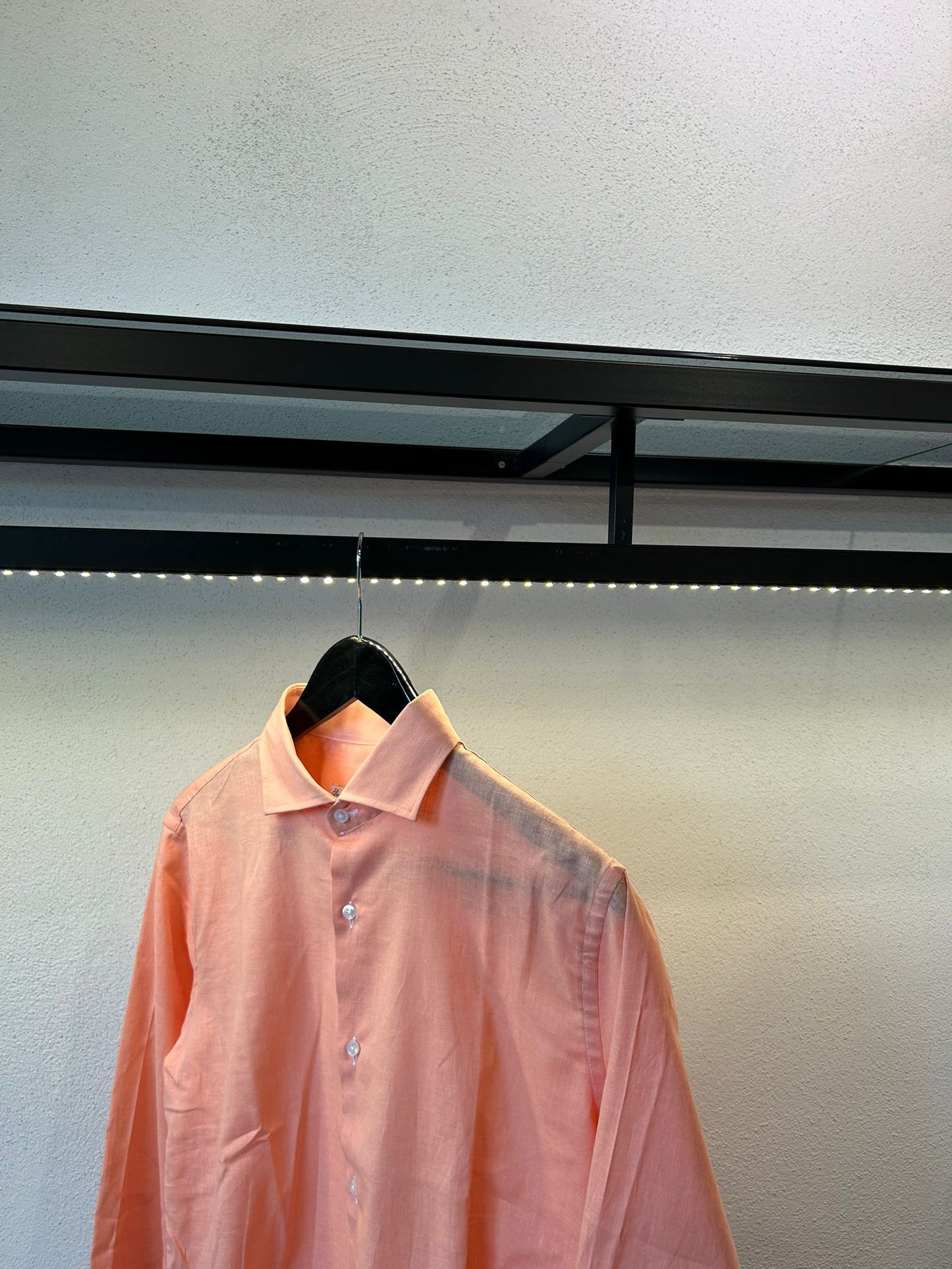CAMICIA REGULAR IN LINO COLLO FRANCESE - 1392