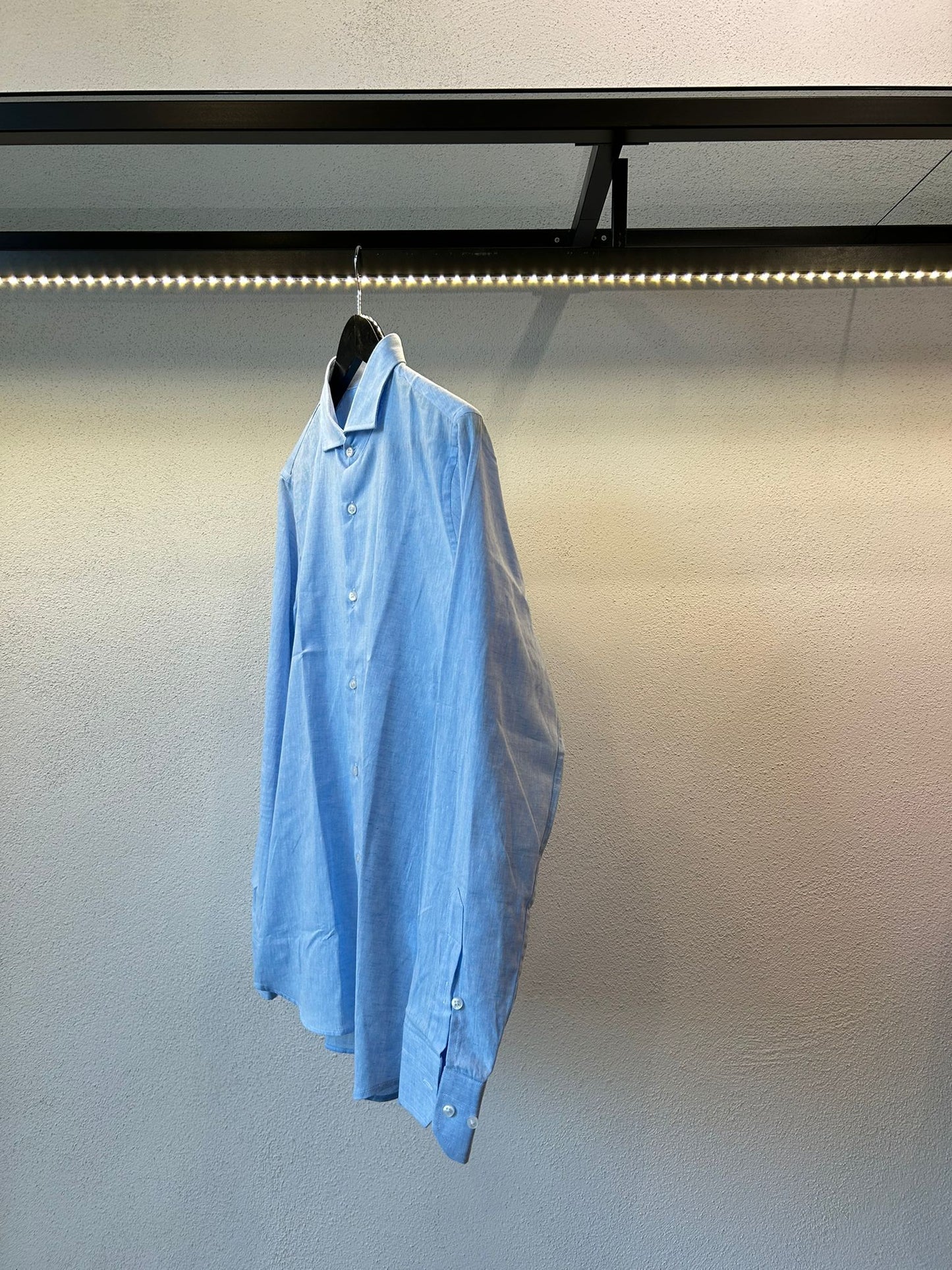 CAMICIA REGULAR IN LINO COLLO FRANCESE - 1392
