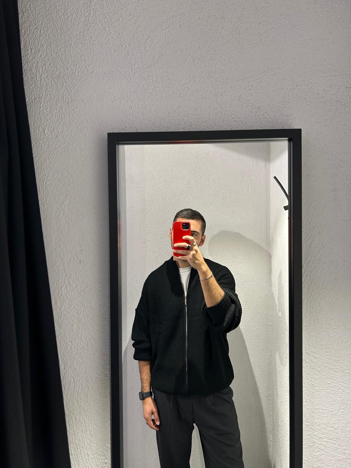 CARDIGAN IN LANA FULL ZIP - 1264