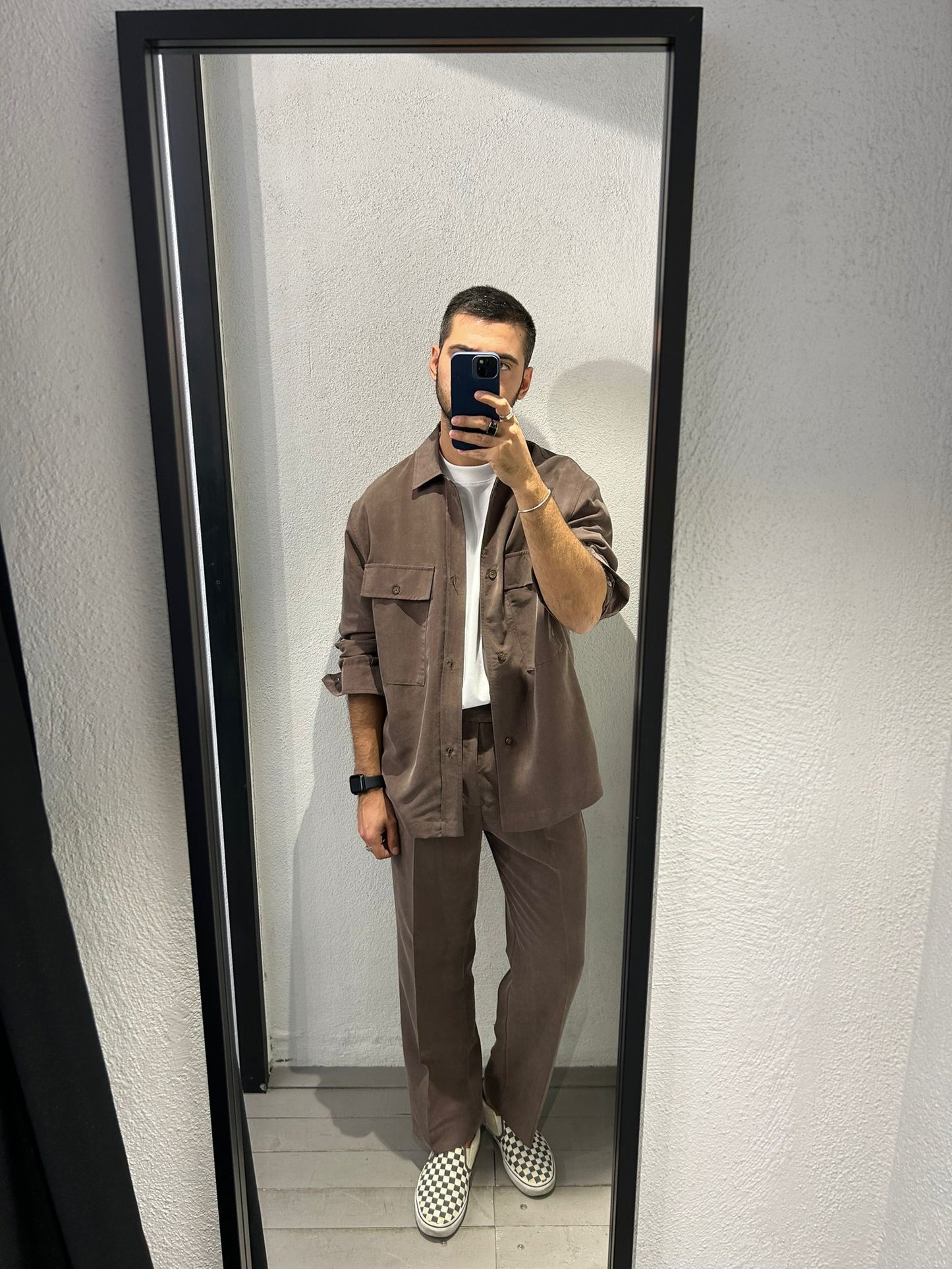 COORDINATO OVERSIZE IN CUPRO - 1251