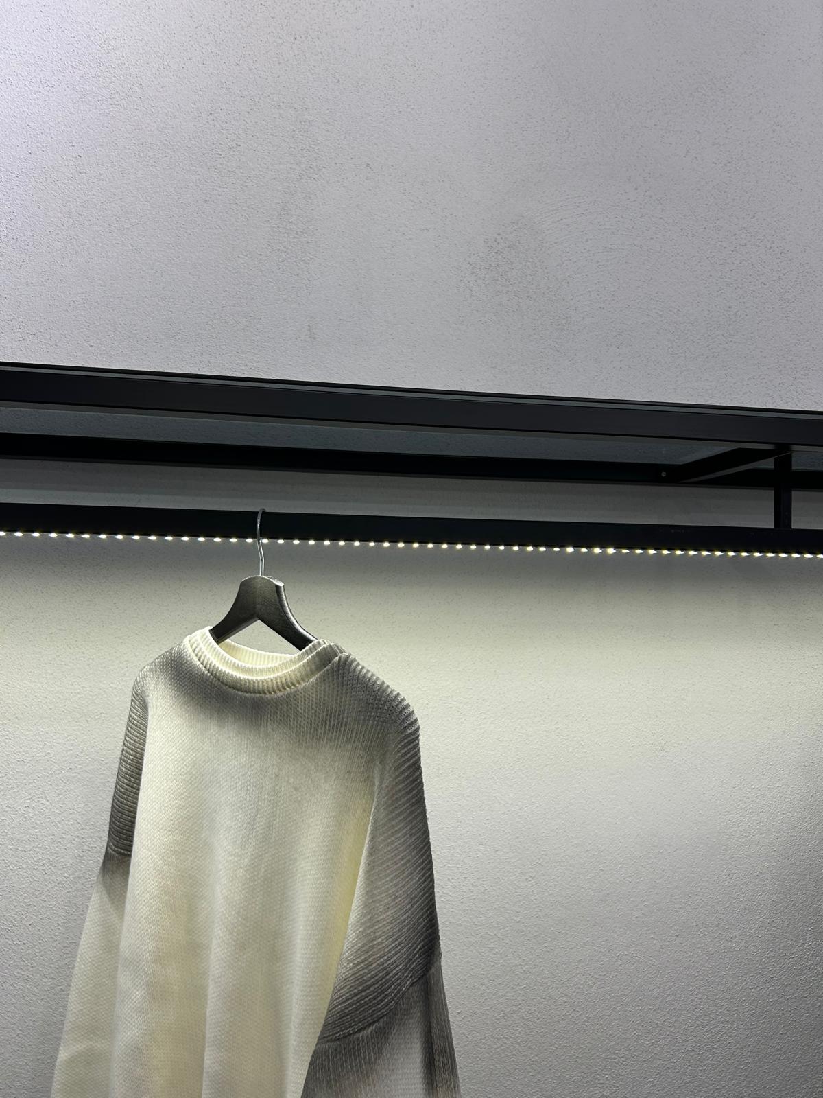MAGLIONE OVERSIZE SFUMATO CON SPACCHI - 1242