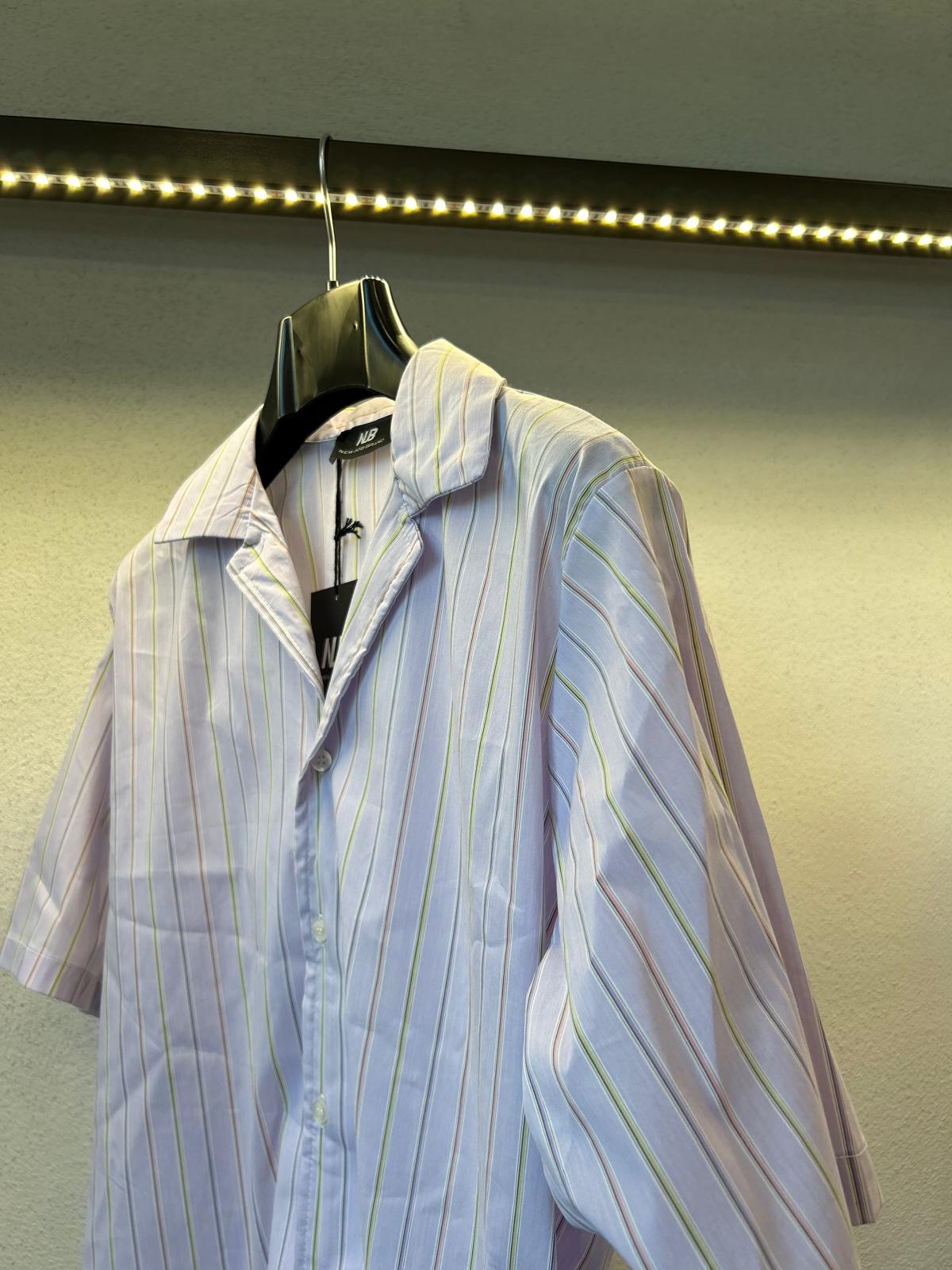 CAMICIA REGULAR M/M COLLO BOWLING FANTASIA RIGA - 1192