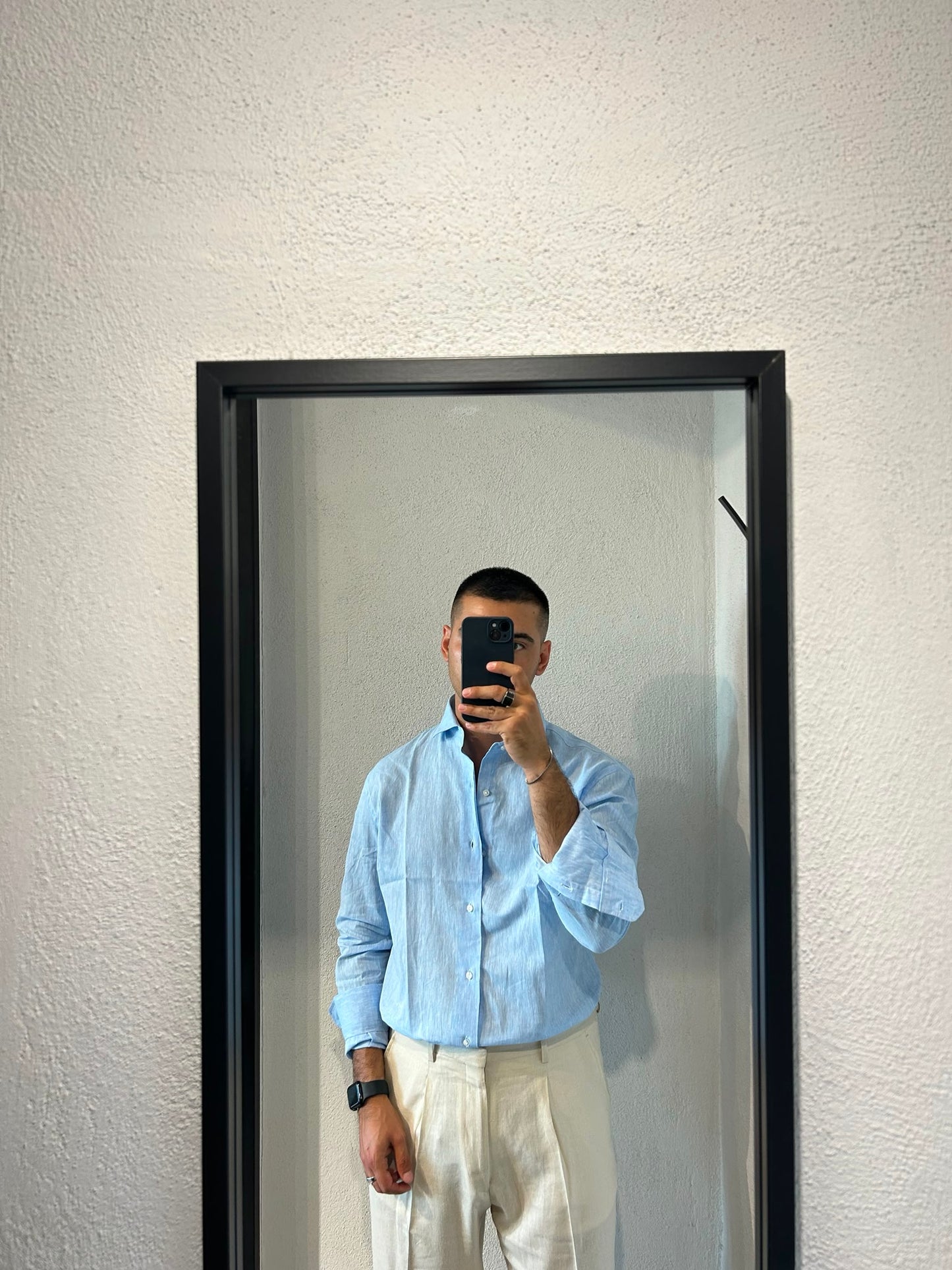 CAMICIA IN LINO REGULAR FIT - 1700