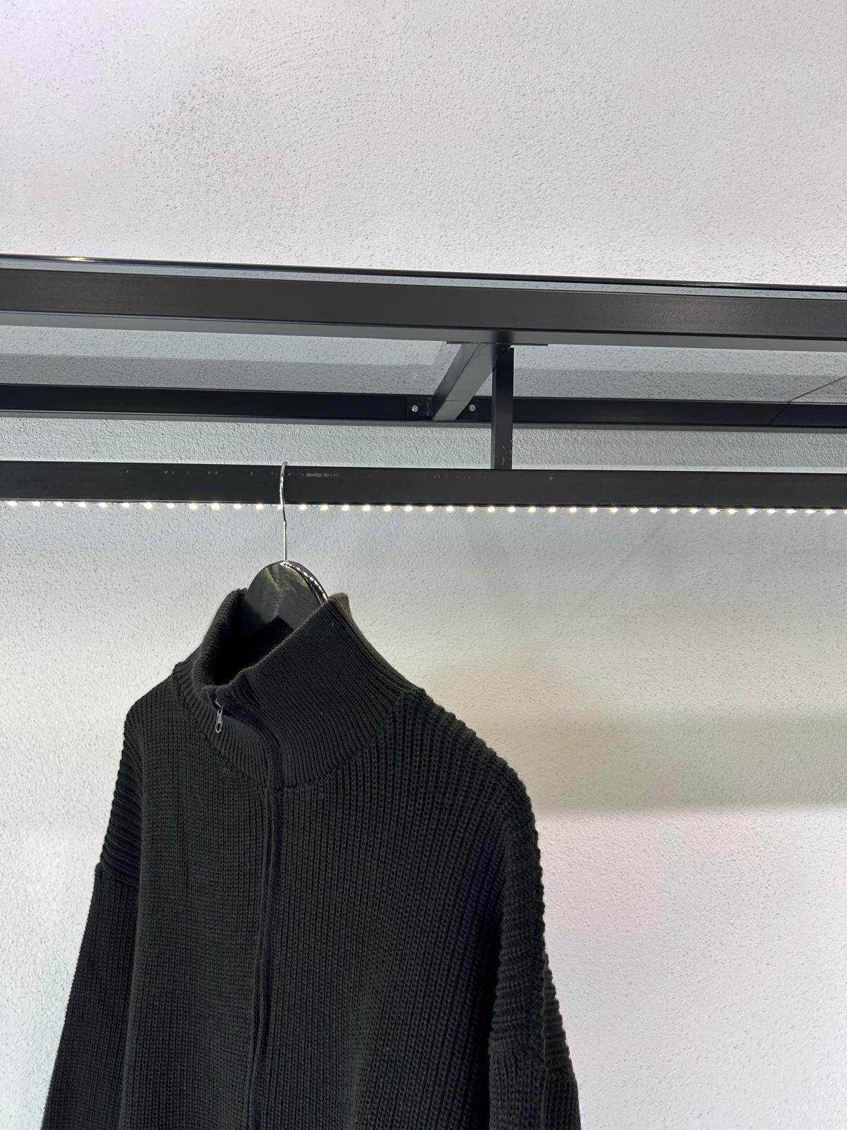 CARDIGAN FULL ZIP COLLO ALTO - 1552