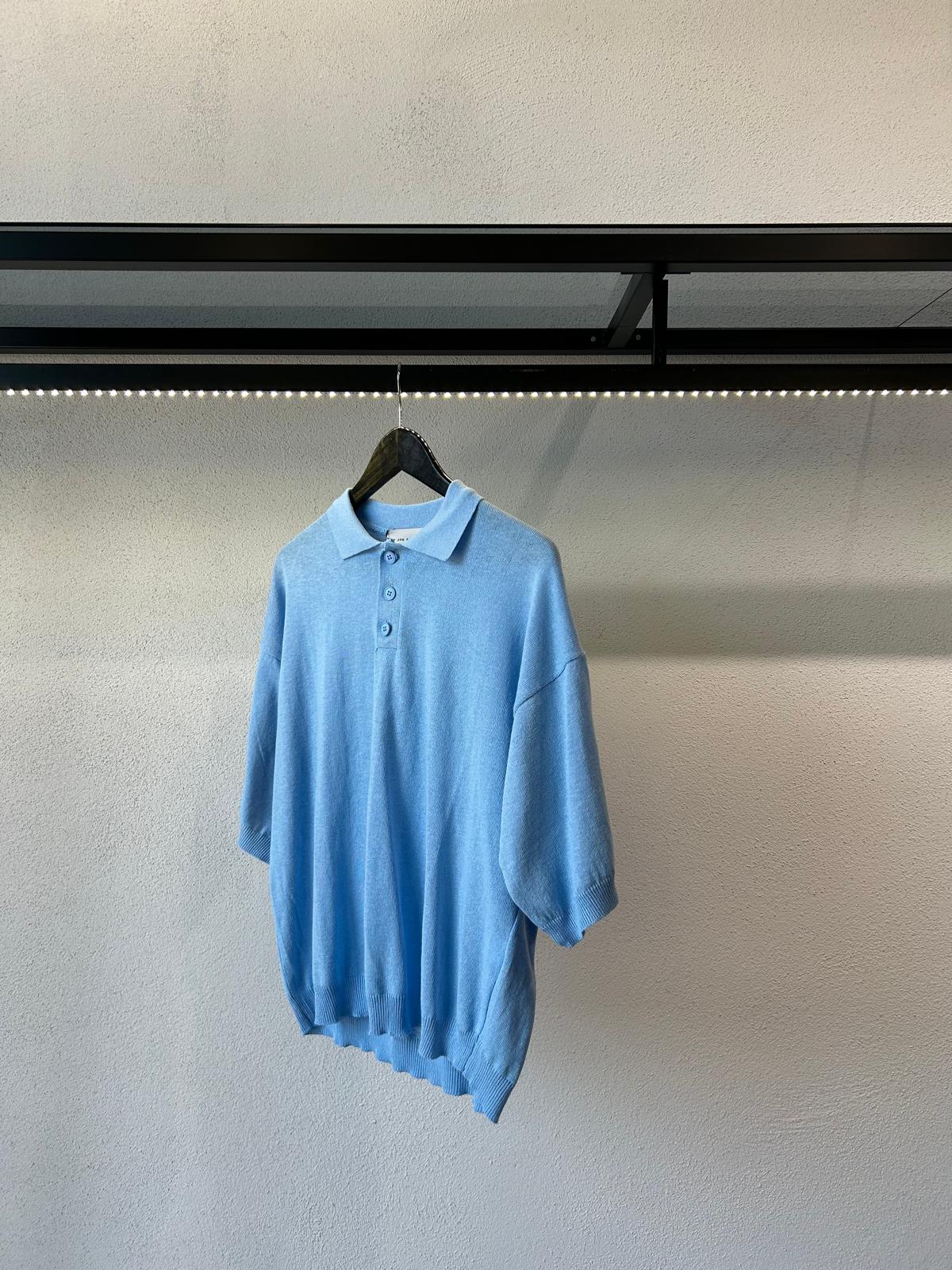 POLO CROP/OVER IN FILO - 1634