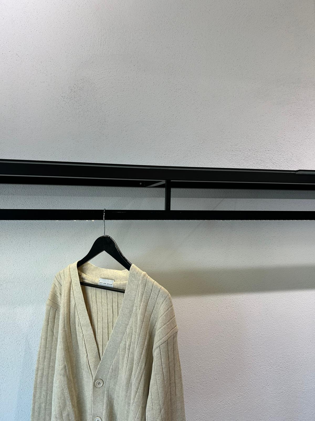 CARDIGAN REGULAR CON TRAMA - 1632