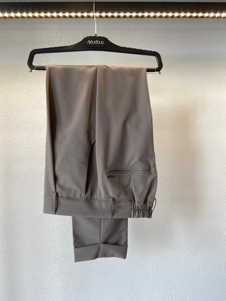 PANTALONE CLASSICO COMODO CON ELASTICO RETRO