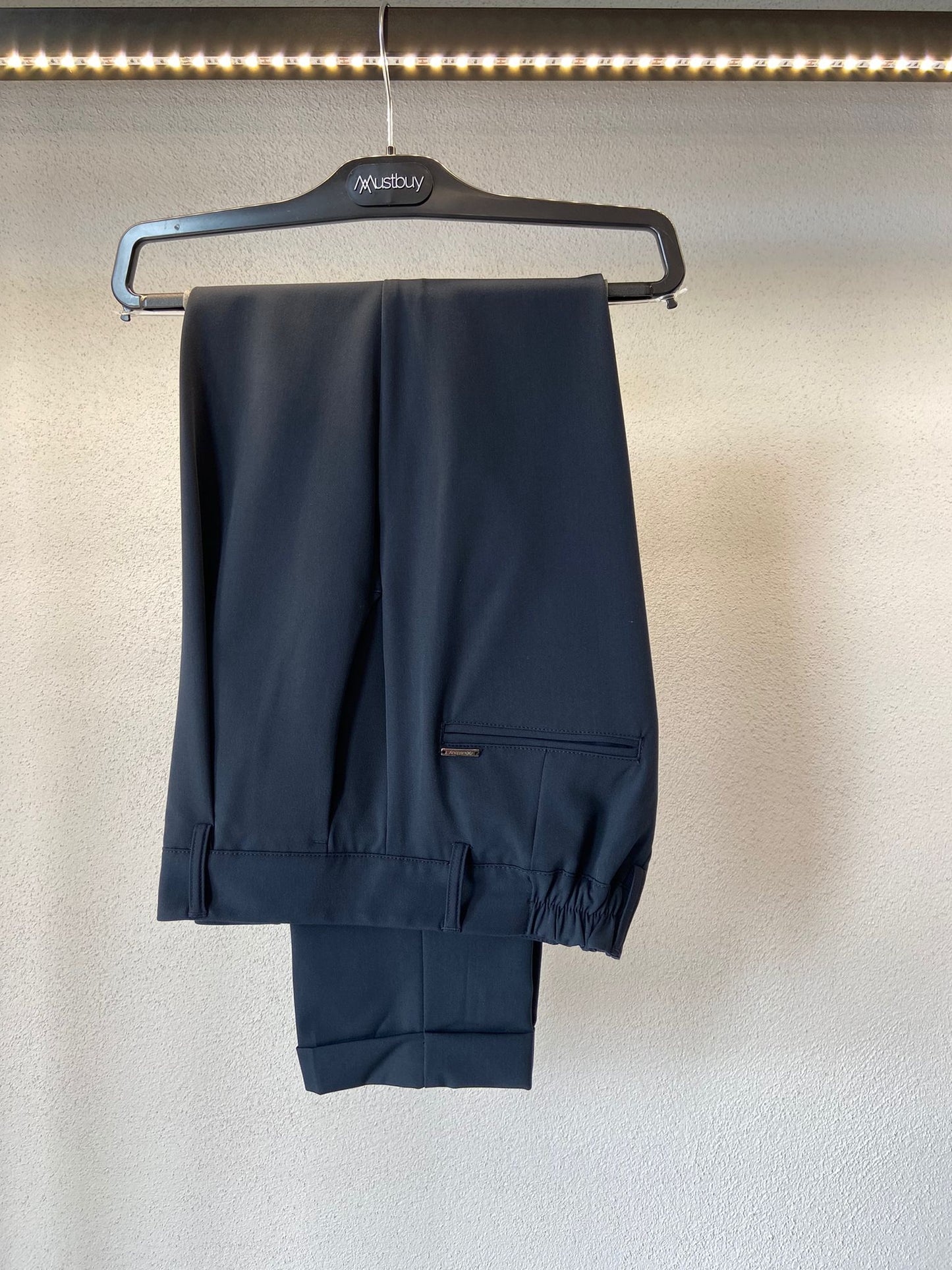 PANTALONE CLASSICO COMODO CON ELASTICO RETRO