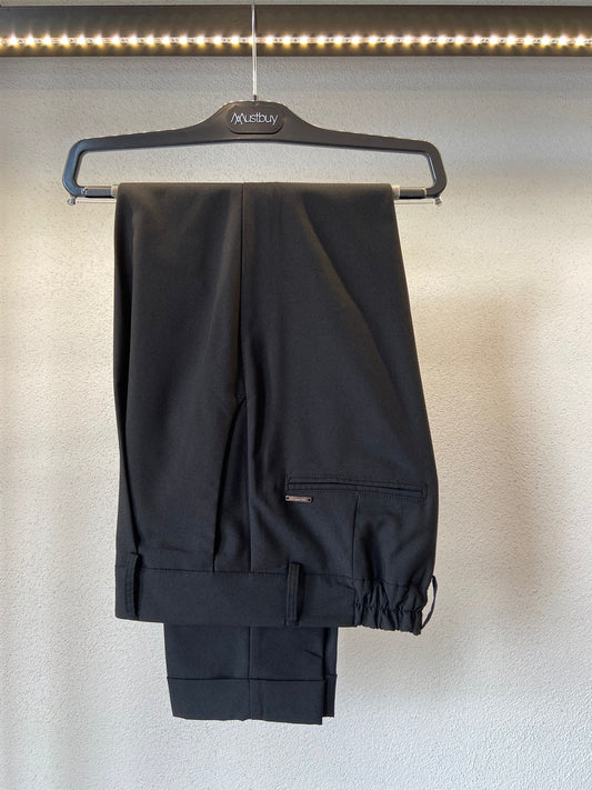 PANTALONE CLASSICO COMODO CON ELASTICO RETRO