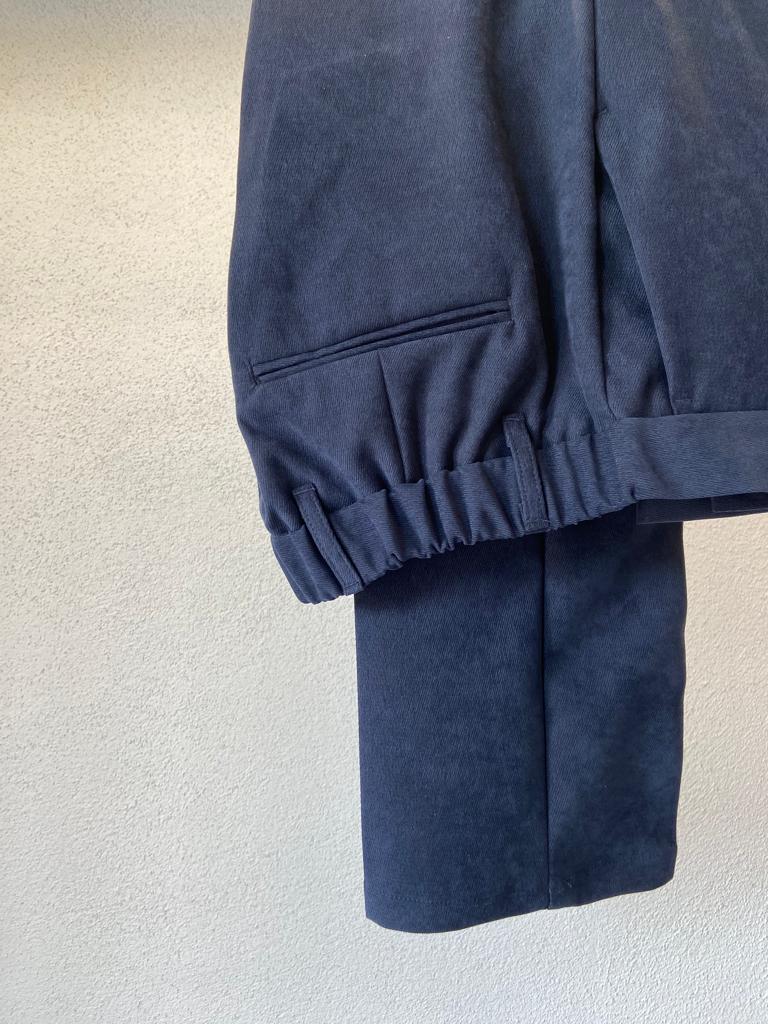 PANTALONE COMODO SCAMOSCIATO DA COMPLETO