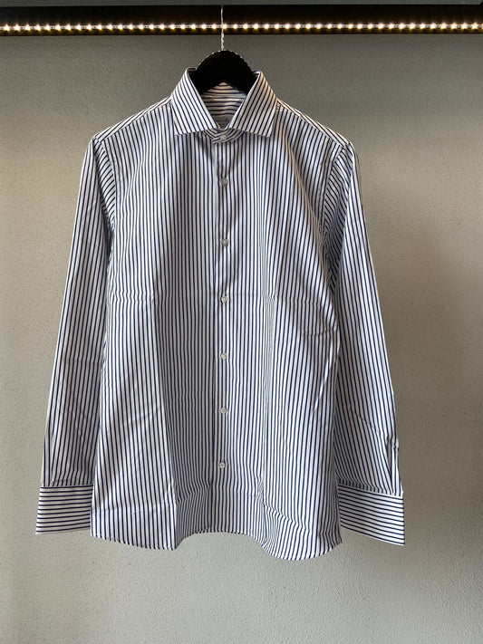 CAMICIA CLASSICA IN COTONE RIGATA