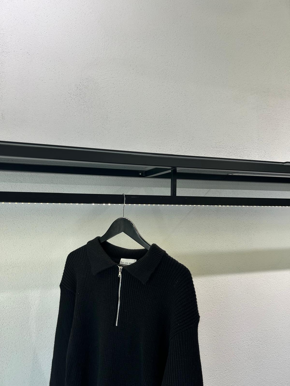 POLO MISTO LANA CON ZIP - 1542