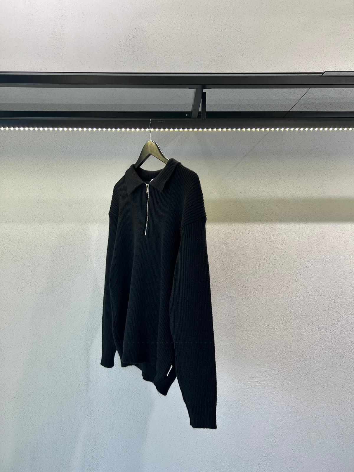 POLO MISTO LANA CON ZIP - 1542