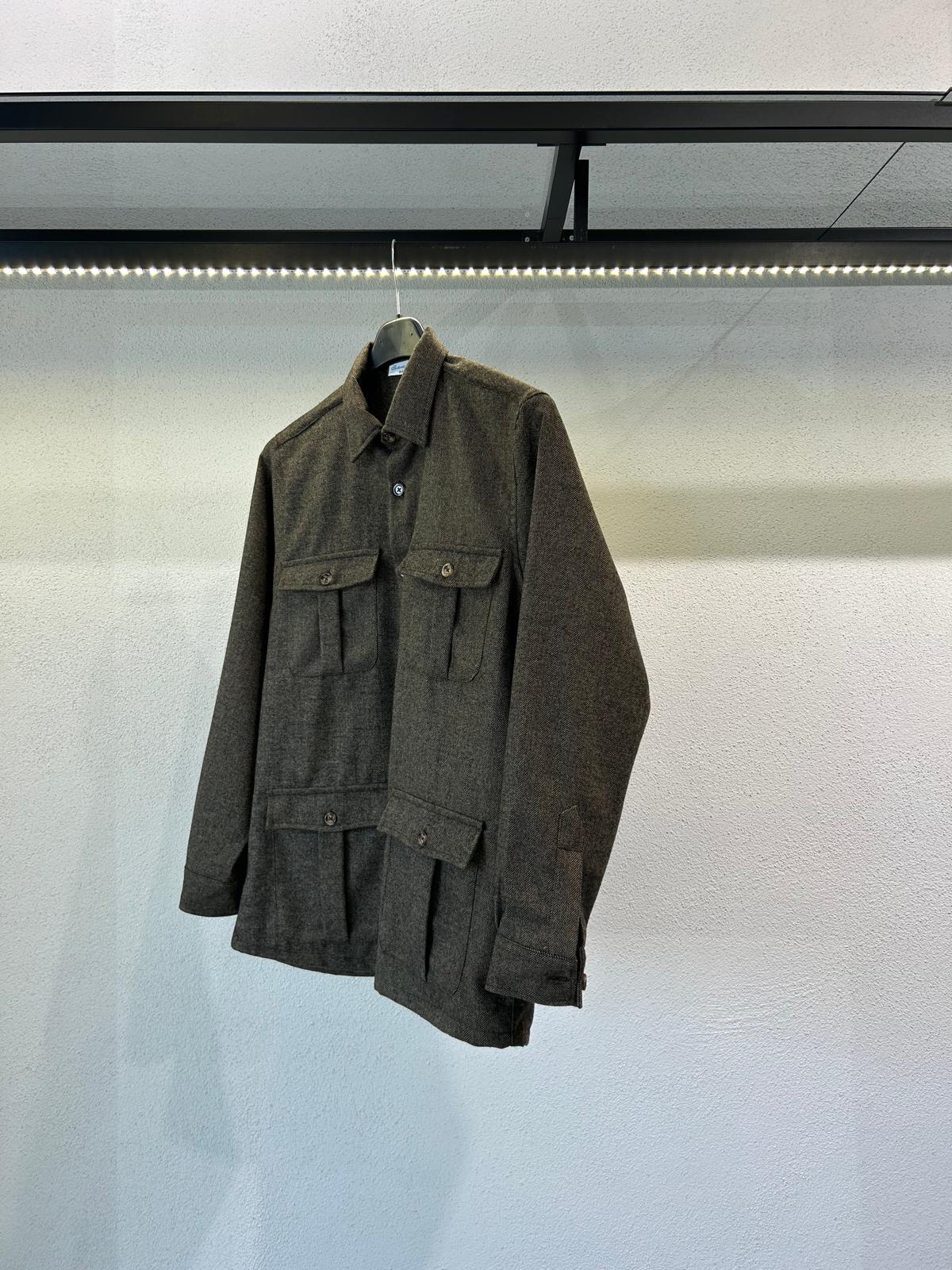 CAMICIA SAHARIANA IN FLANELLA - 1533
