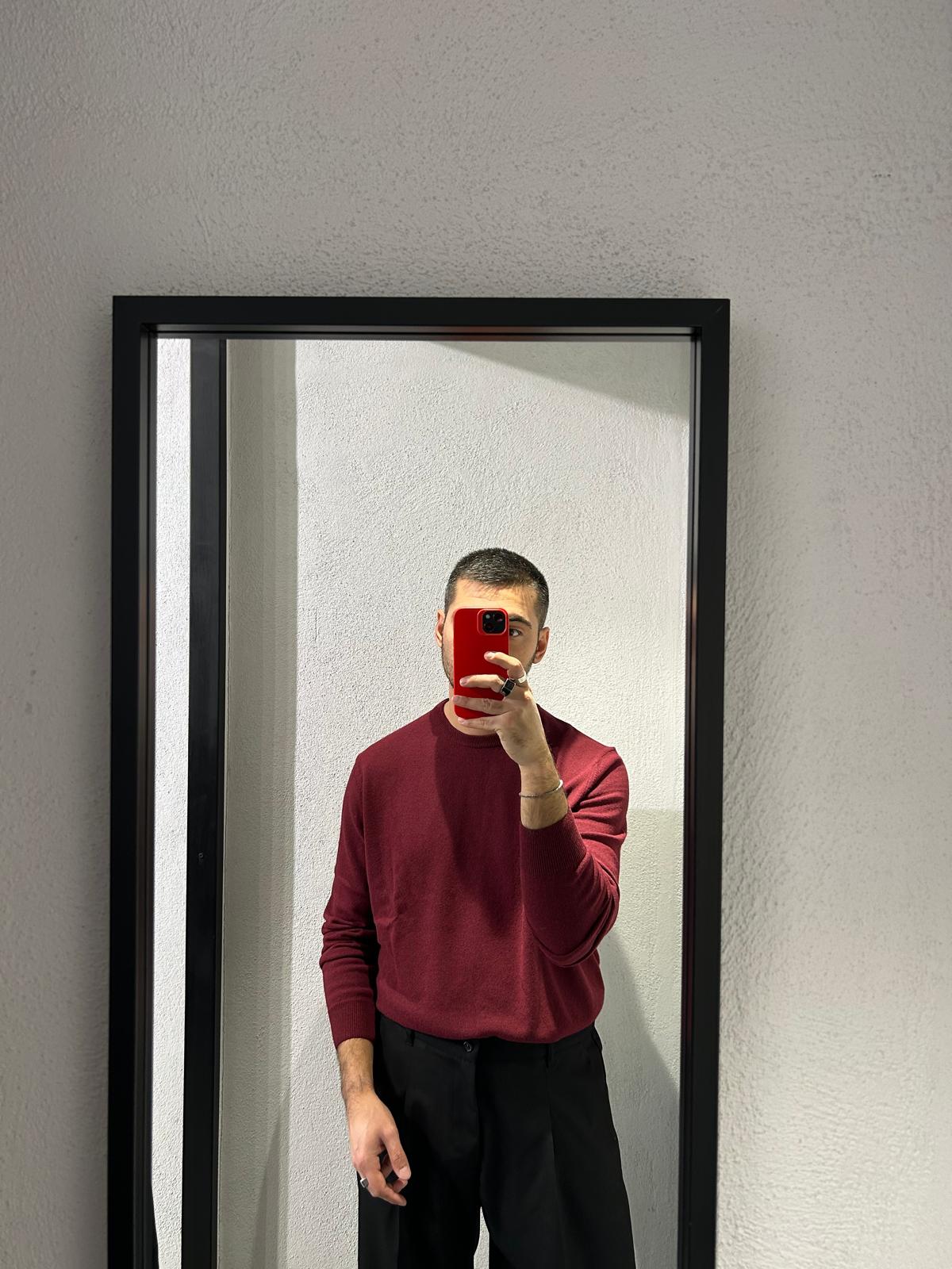 MAGLIONCINO GIROCOLLO IN MISTO CASHMERE - 1573