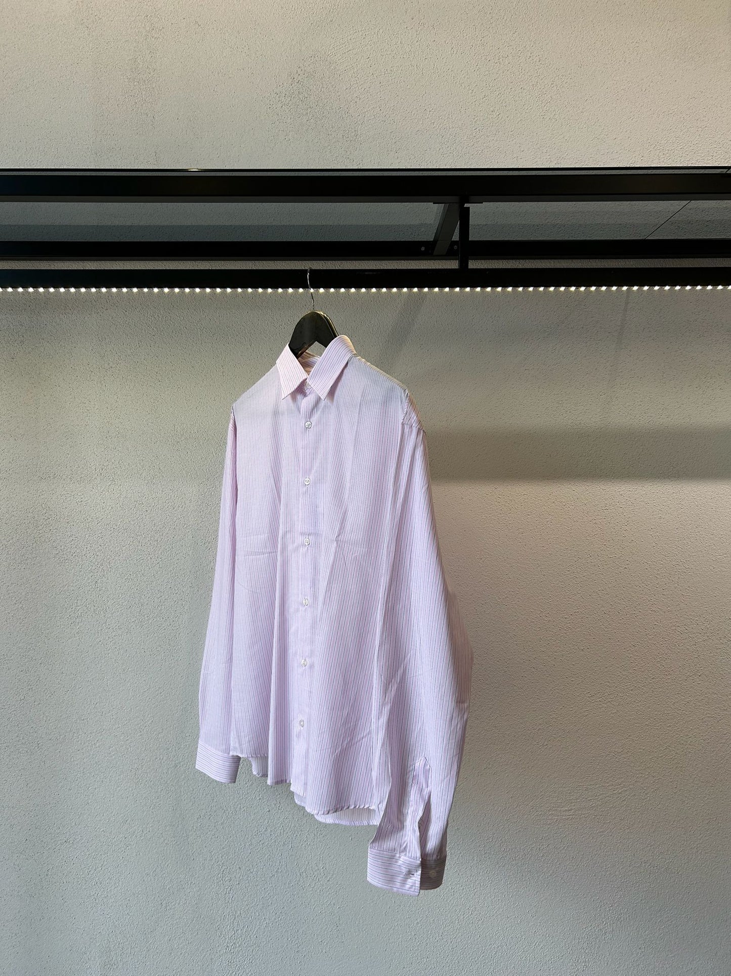 CAMICIA RIGA OVERSIZE IN MUSSOLA DI COTONE - 1638