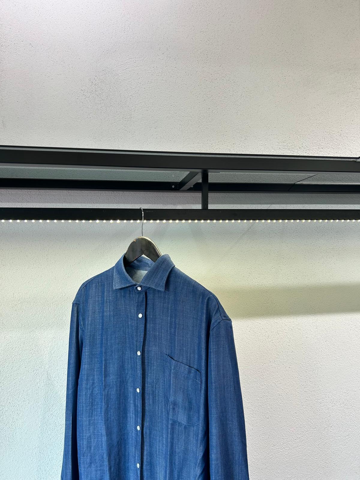 CAMICIA OVERSIZE IN DENIM - 1563