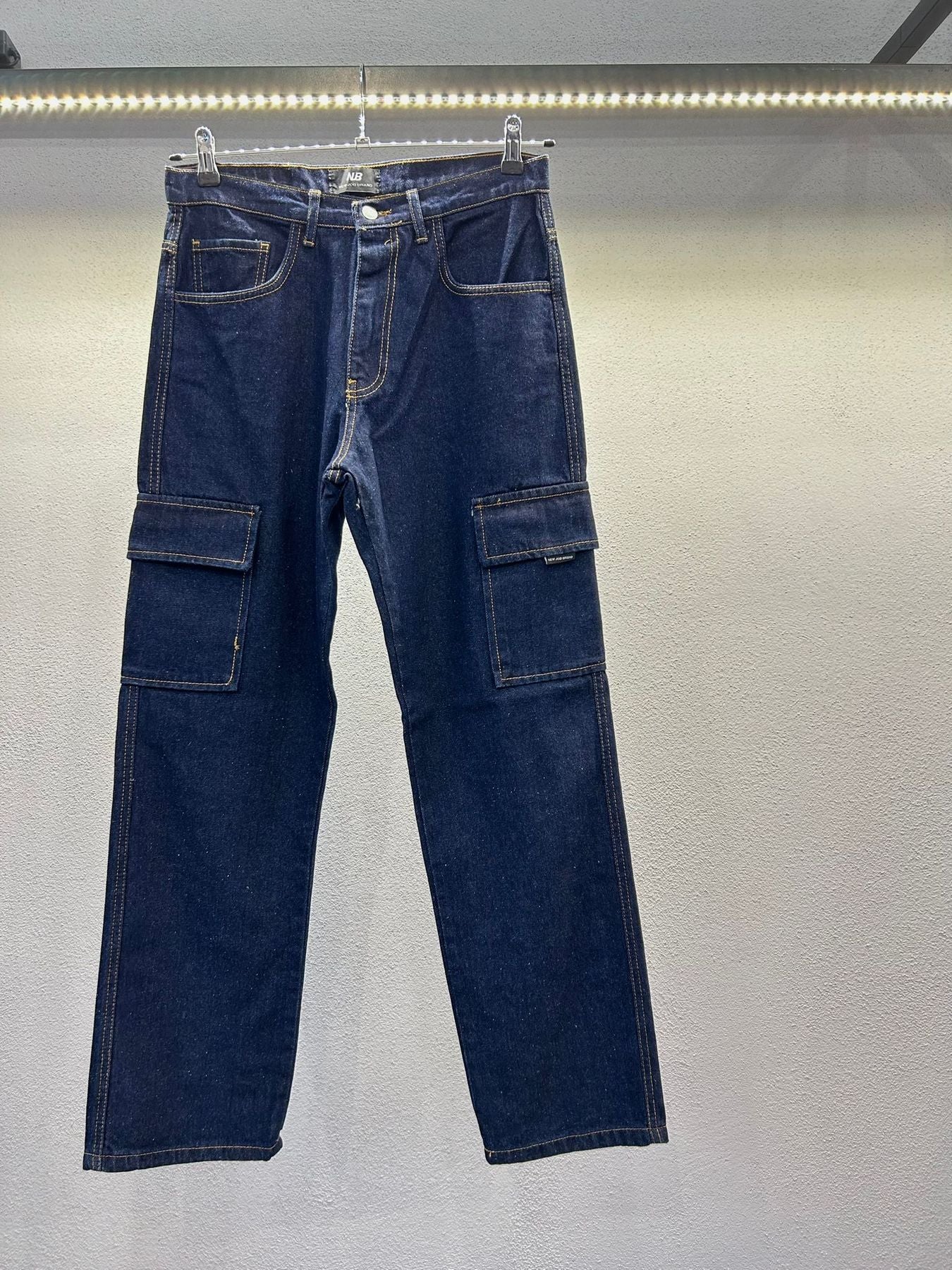 JEANS CARGO FONDO LARGO - 1203