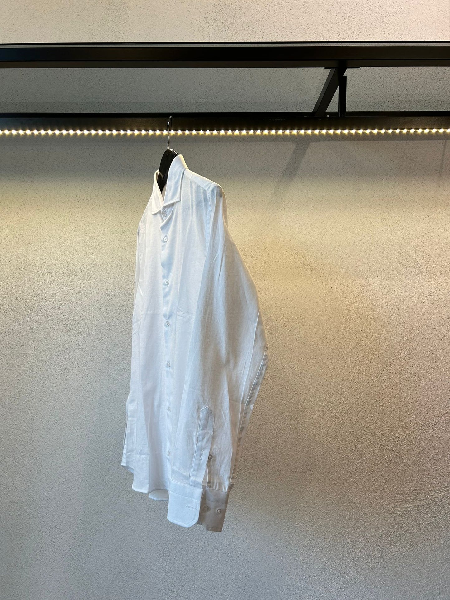 CAMICIA REGULAR IN LINO COLLO FRANCESE - 1392
