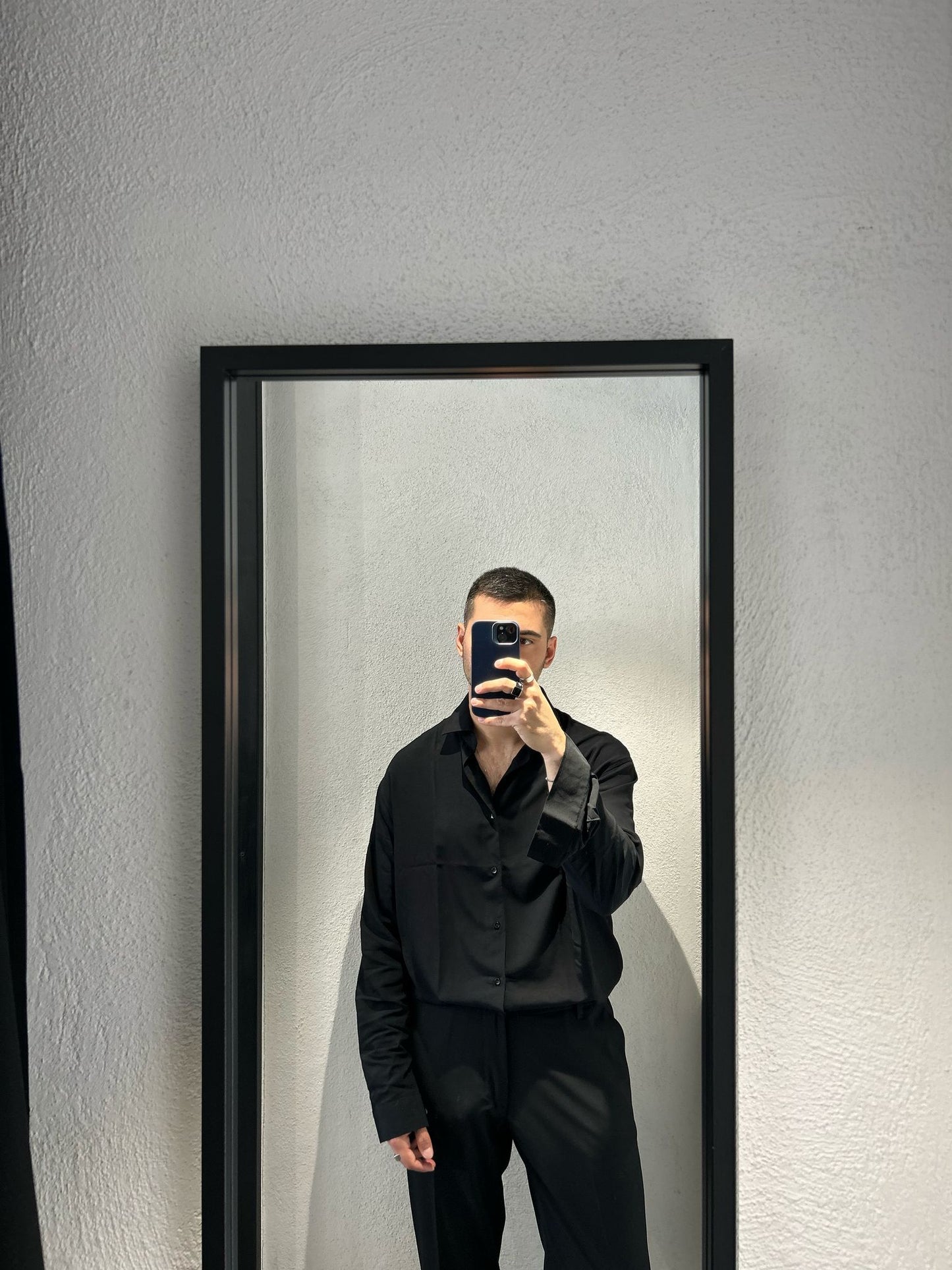 CAMICIA OVERSIZE IN VISCOSA - 1317
