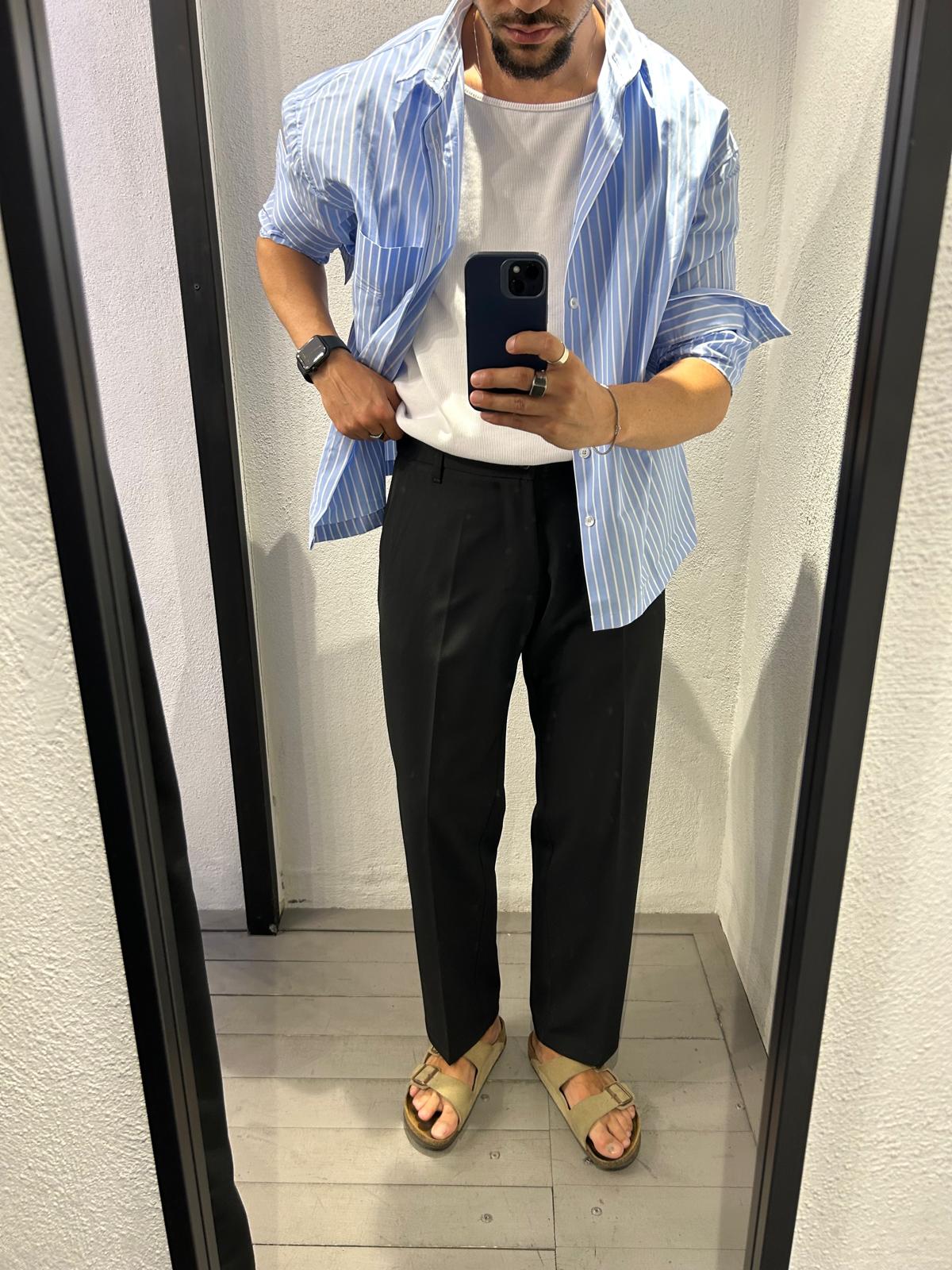 PANTALONE HALF TESSUTO MILLER FONDO COMODO - 1166
