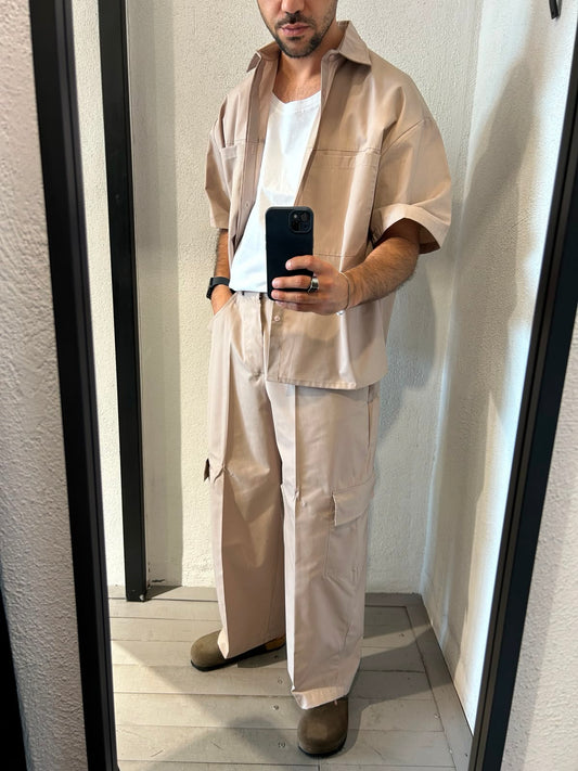 PANTALONE GABAR IN COTONE DA COMPLETO - 1698