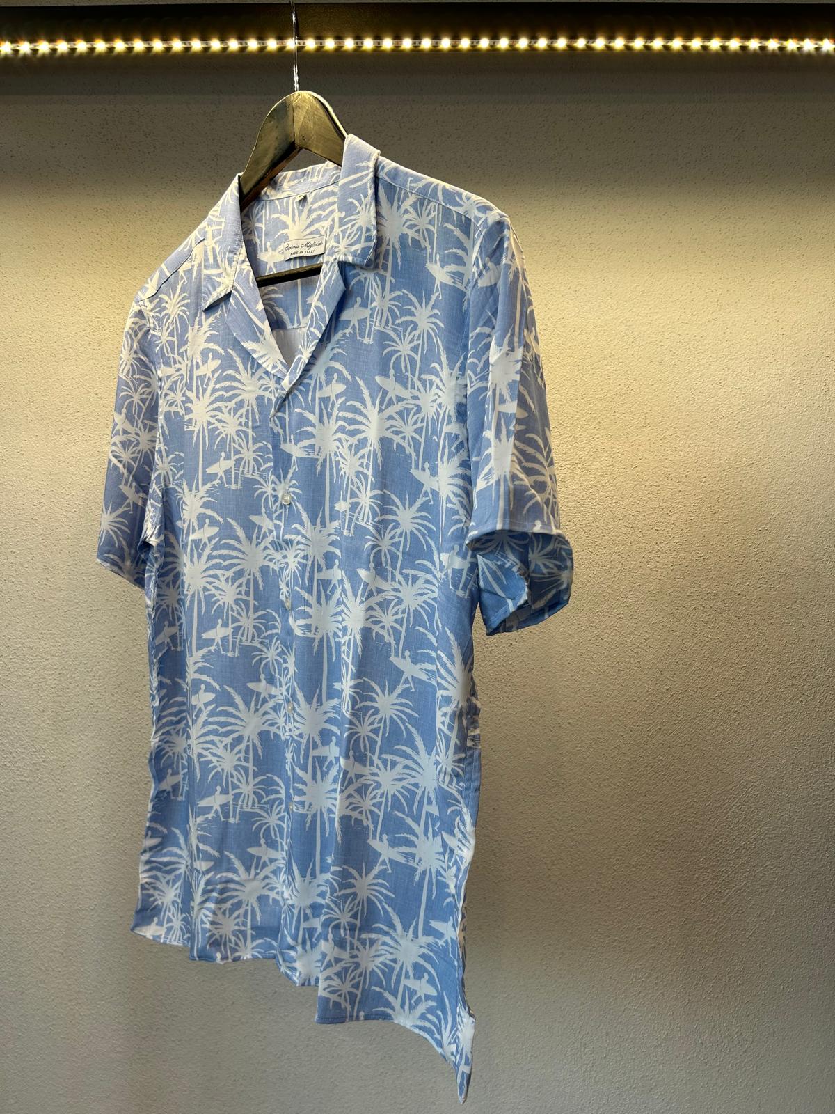 CAMICIA M/M IN VISCOSA FANTASIA - 1158