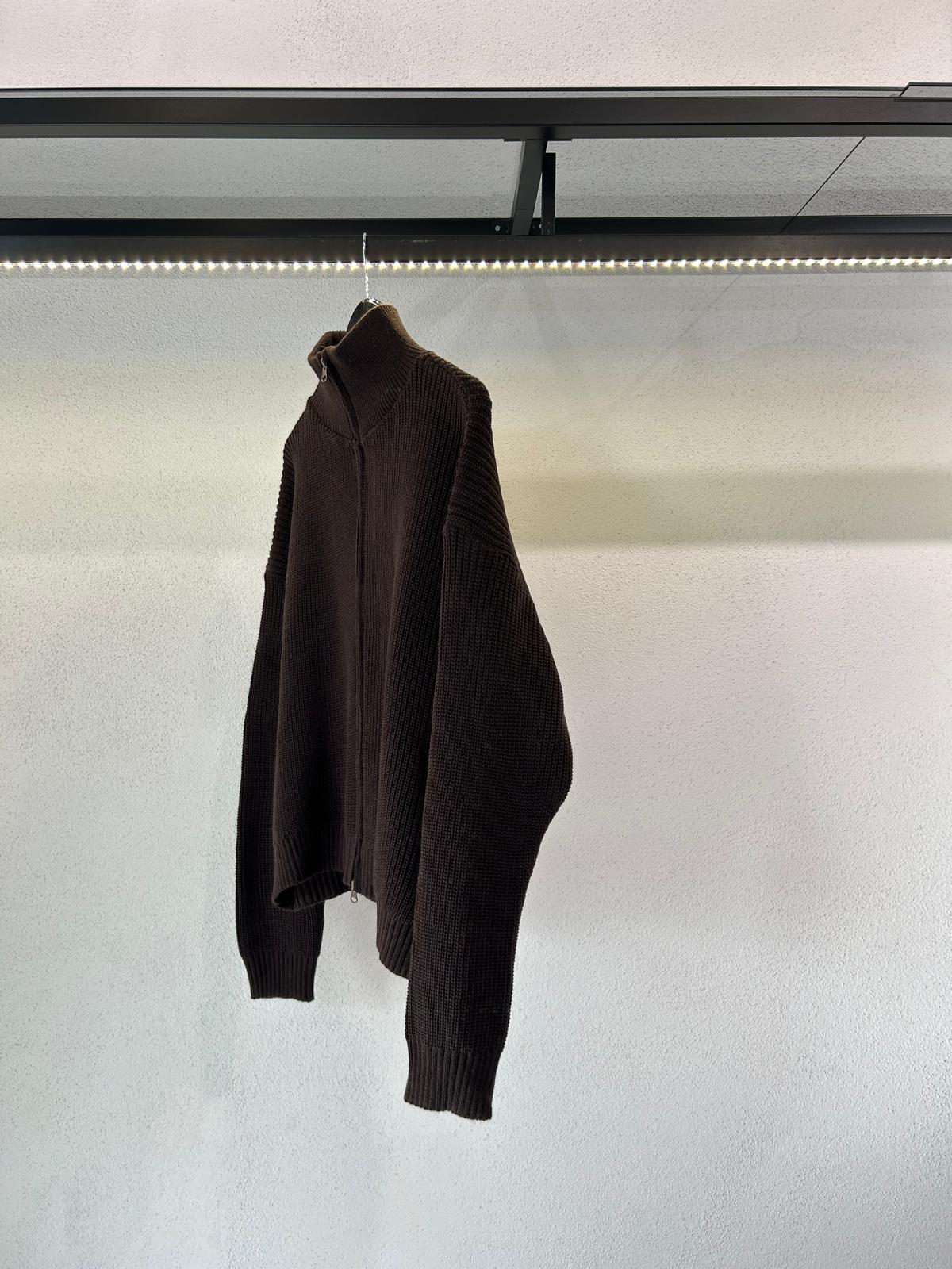 CARDIGAN FULL ZIP COLLO ALTO - 1552