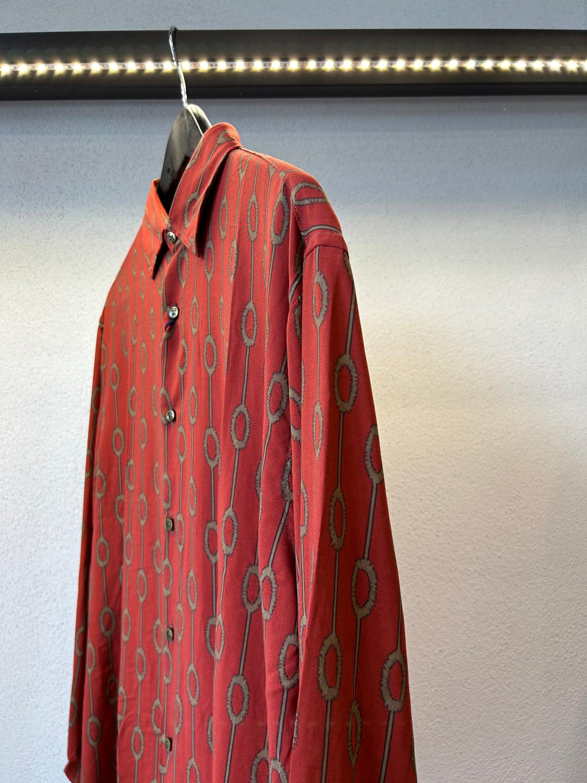 CAMICIA OVERSIZE IN VISCOSA FANTASIA - 1059