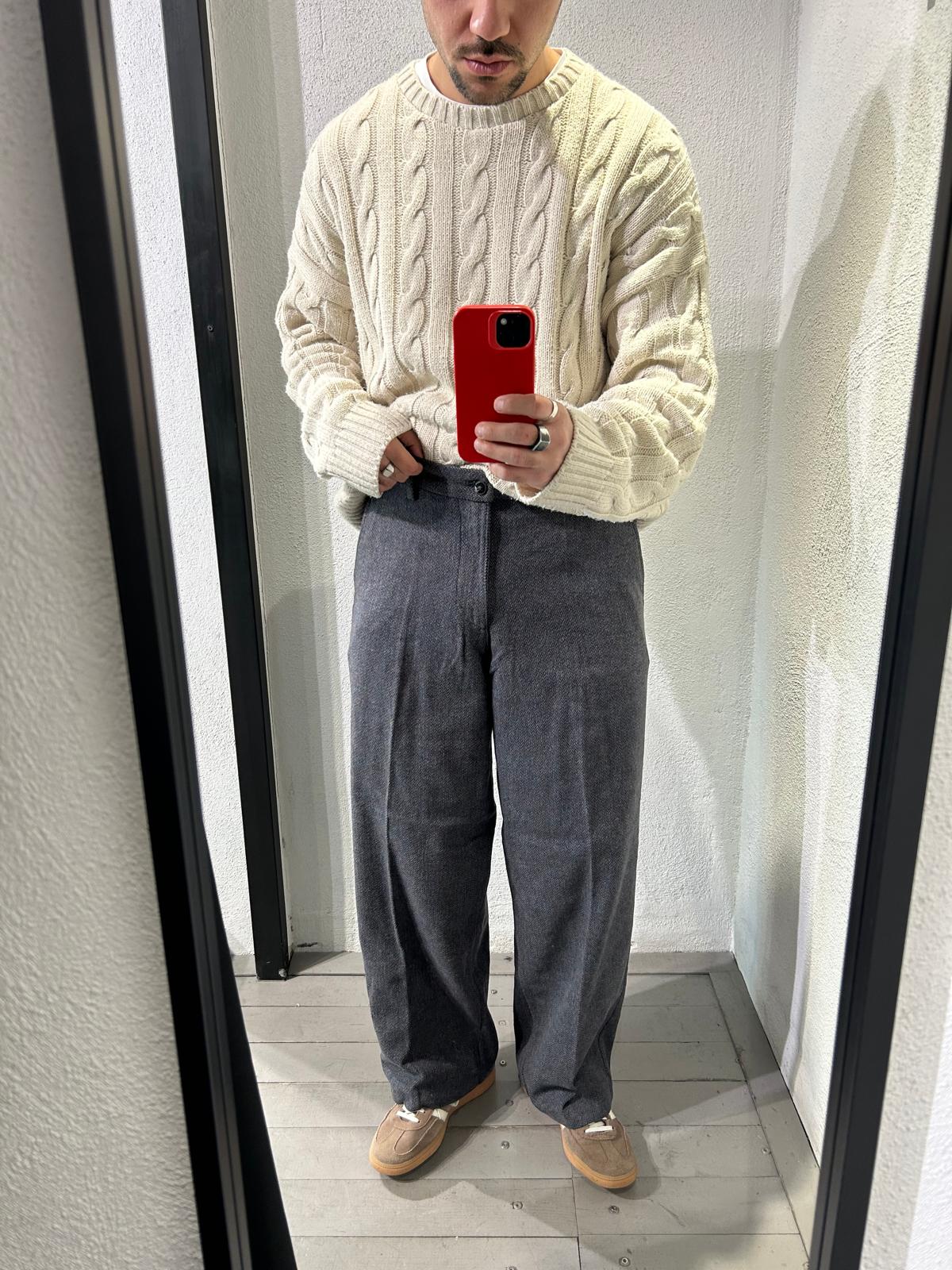 PANTALONE PATTERN IN LANETTA - 1577