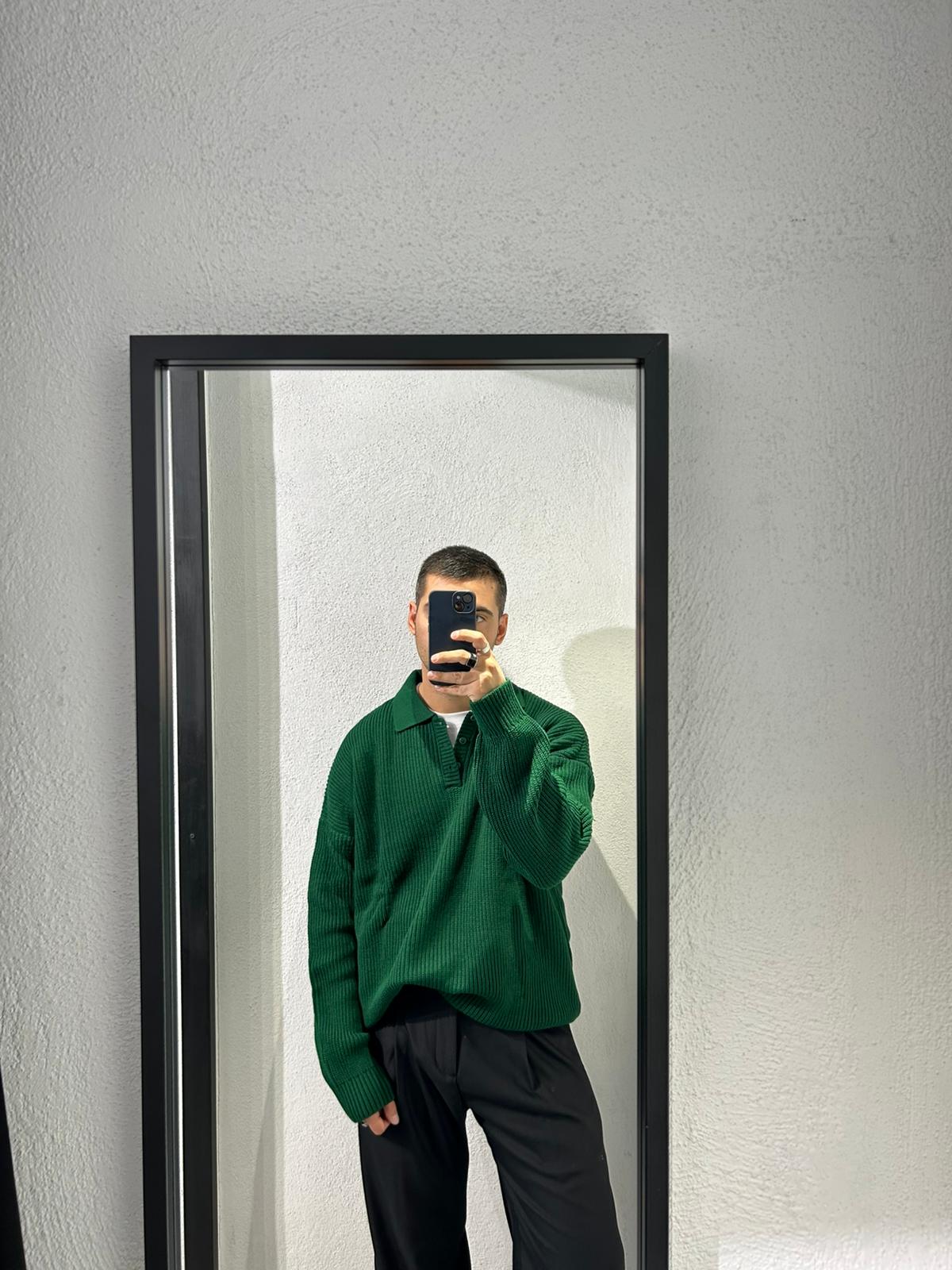 MAGLIONE POLO OVERSIZE - 1549