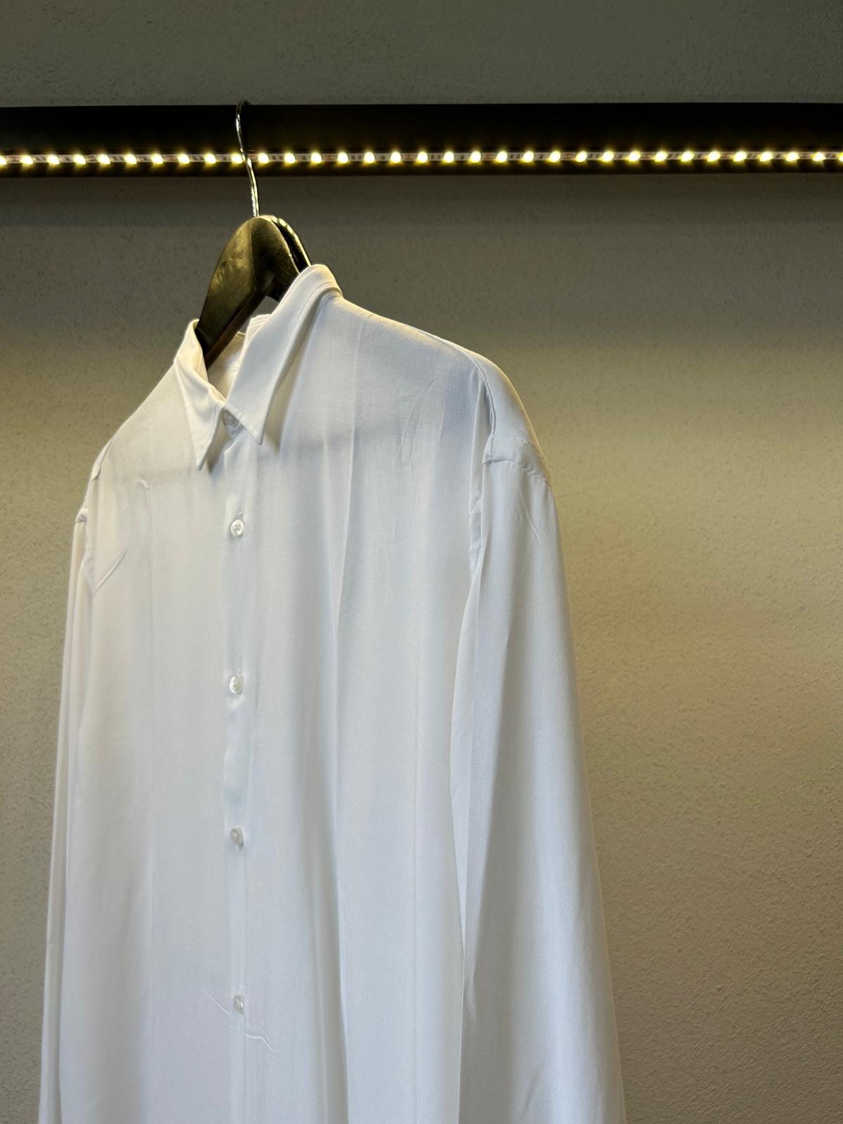 CAMICIA OVERSIZE IN VISCOSA - 1058