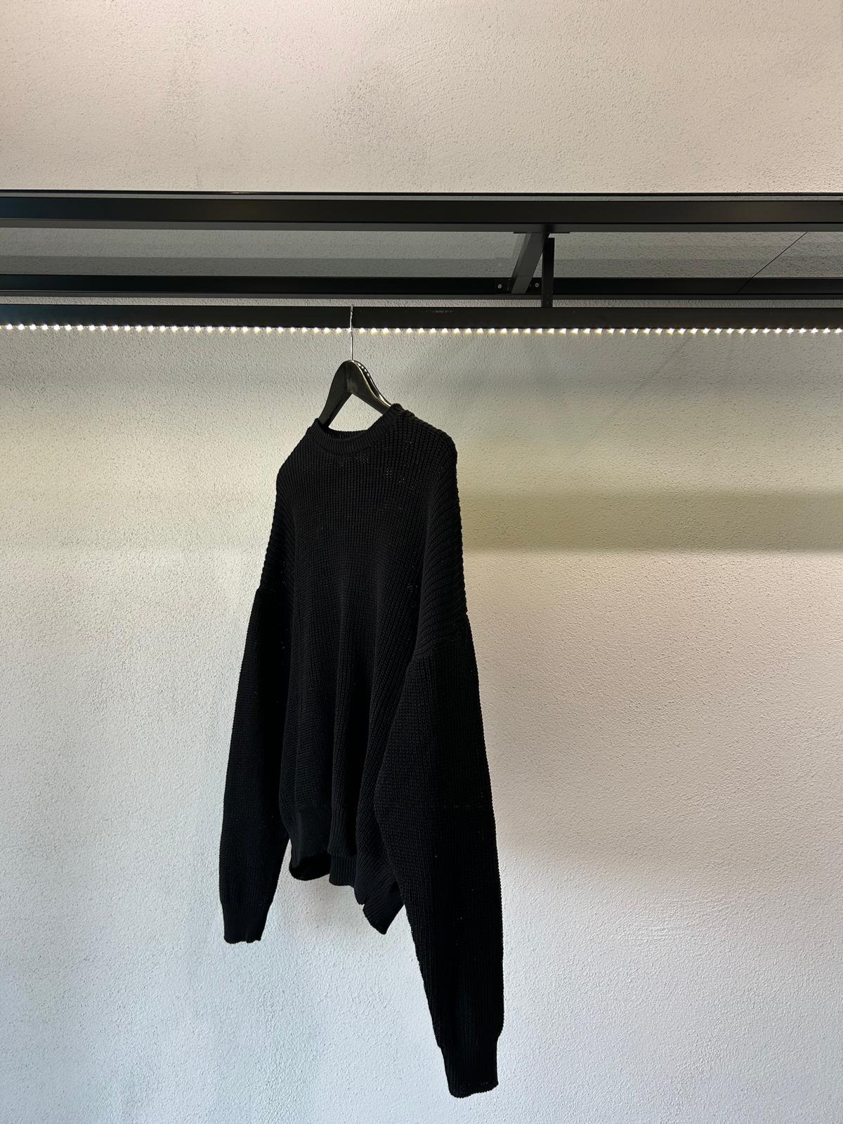 MAGLIA OVERSIZE IN FILO A COSTA INGLESE - 1609