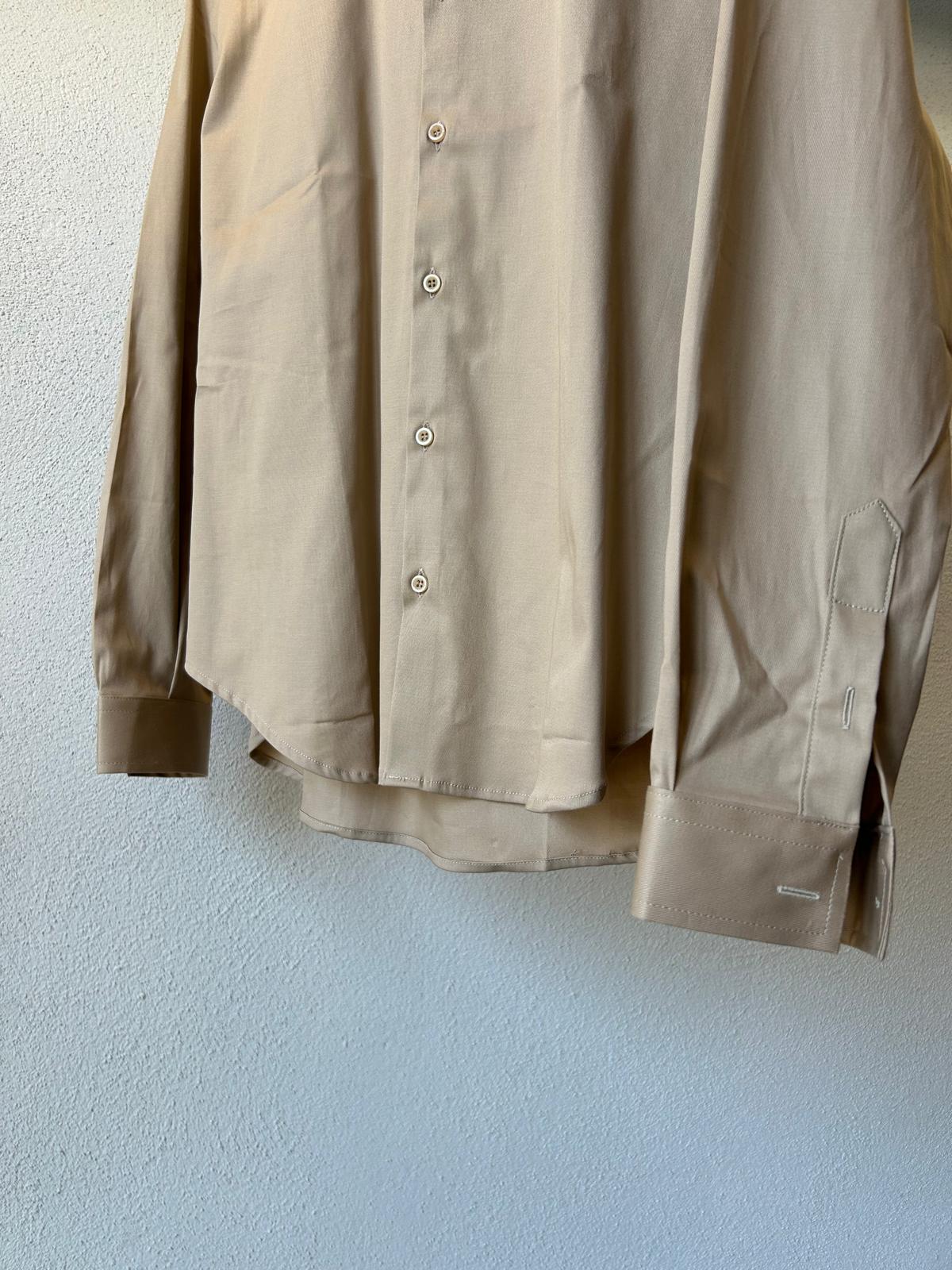 CAMICIA ROUND IN GABARDINA - 1316