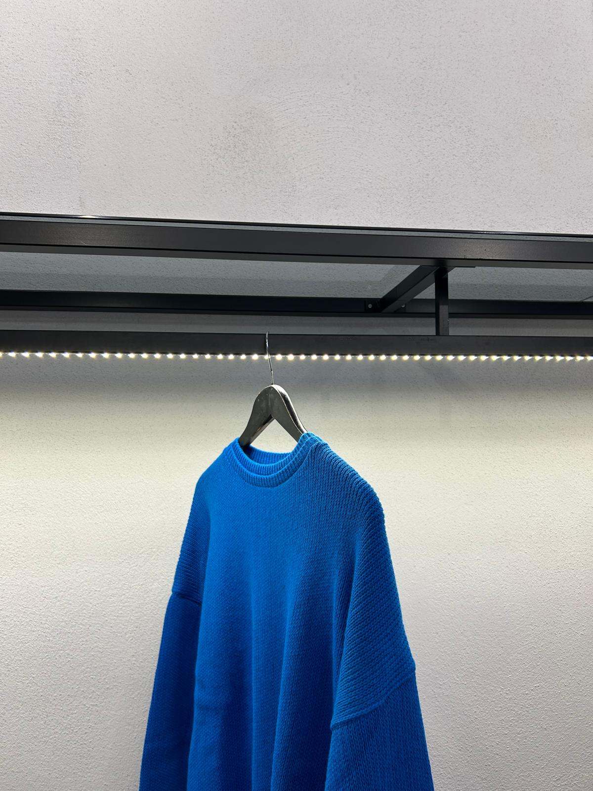 MAGLIONE OVERSIZE CON DOPPIO COLLO - 1255
