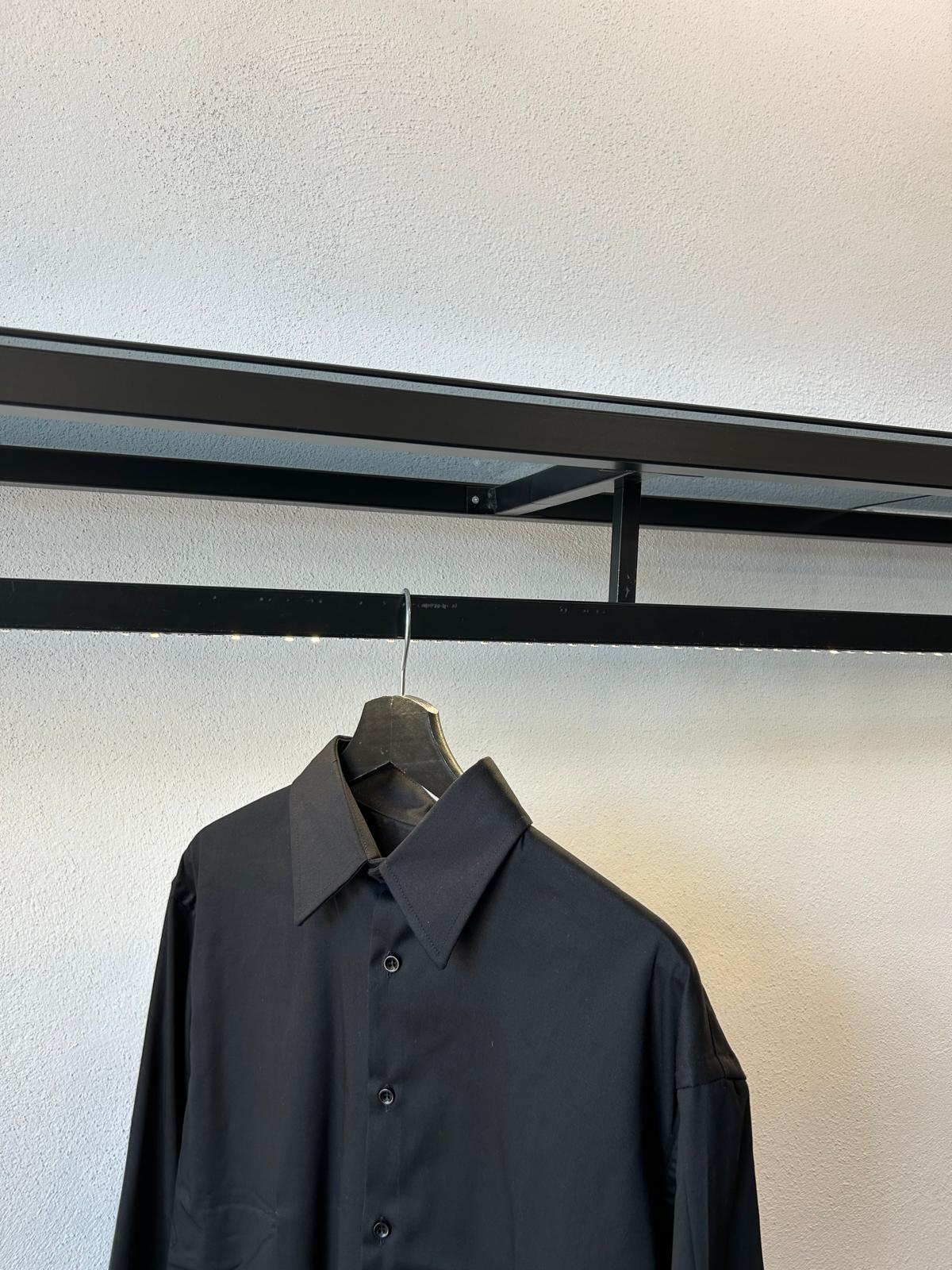 CAMICIA ROUND IN GABARDINA - 1316