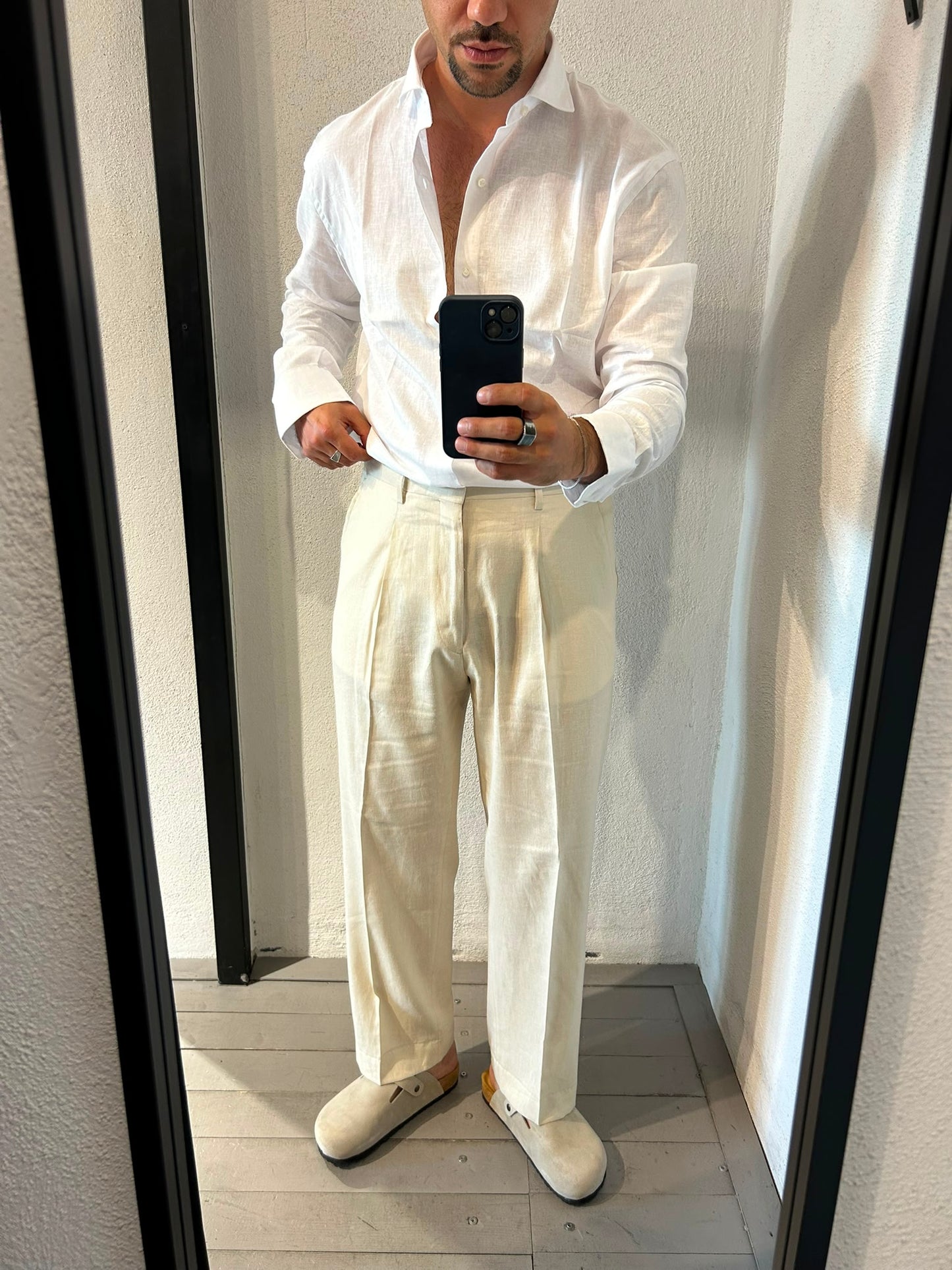 PANTALONE OLD TEX LINO - 1699