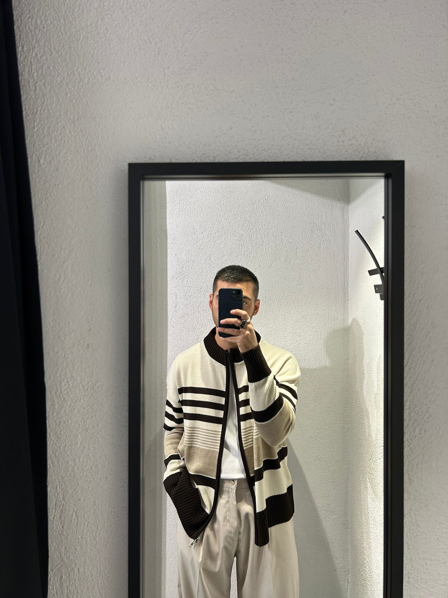 CARDIGAN FULL ZIP A FASCE MULTICOLOR - 1571