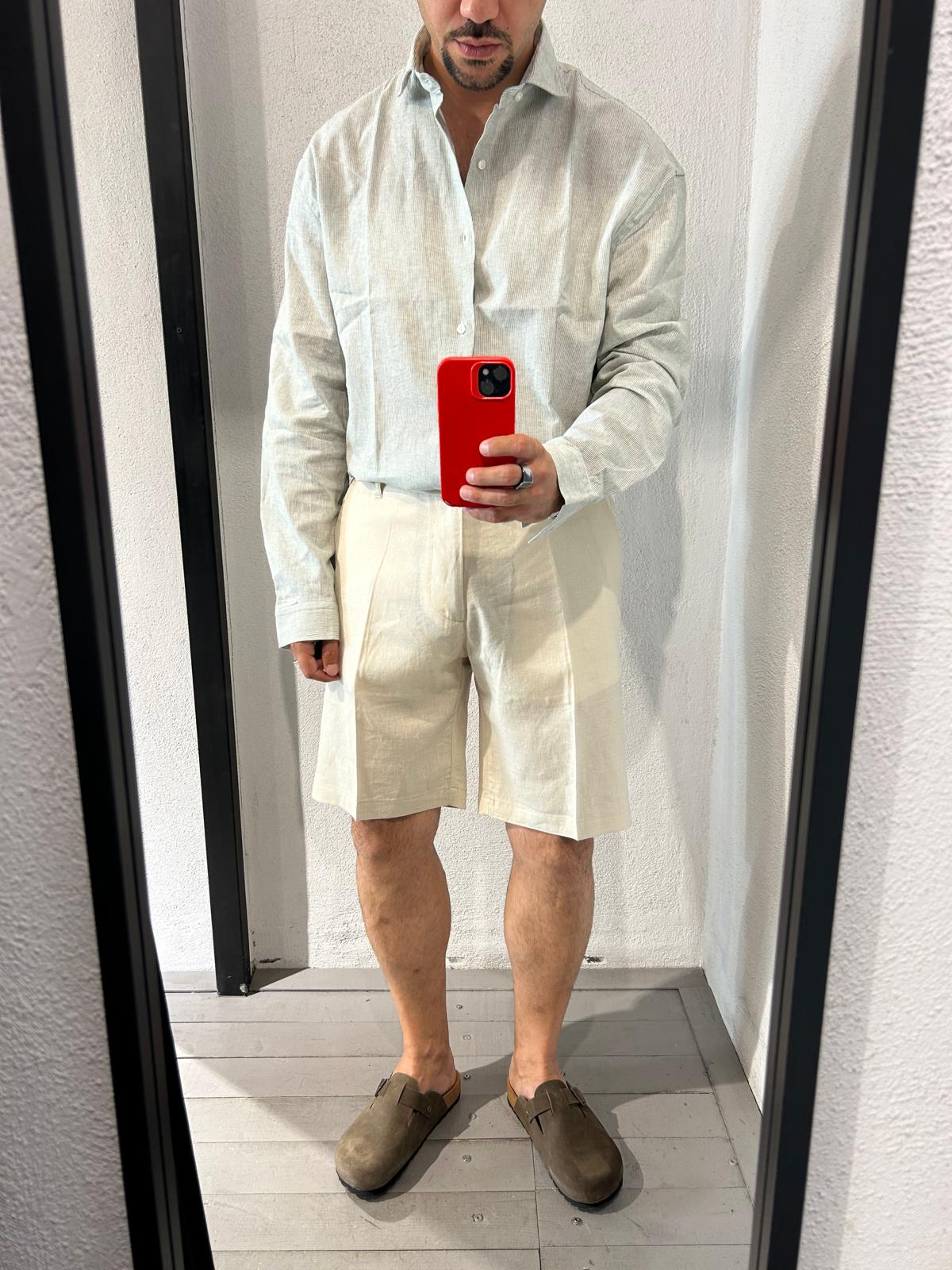 BERMUDA HALF TEX LINO - 1706