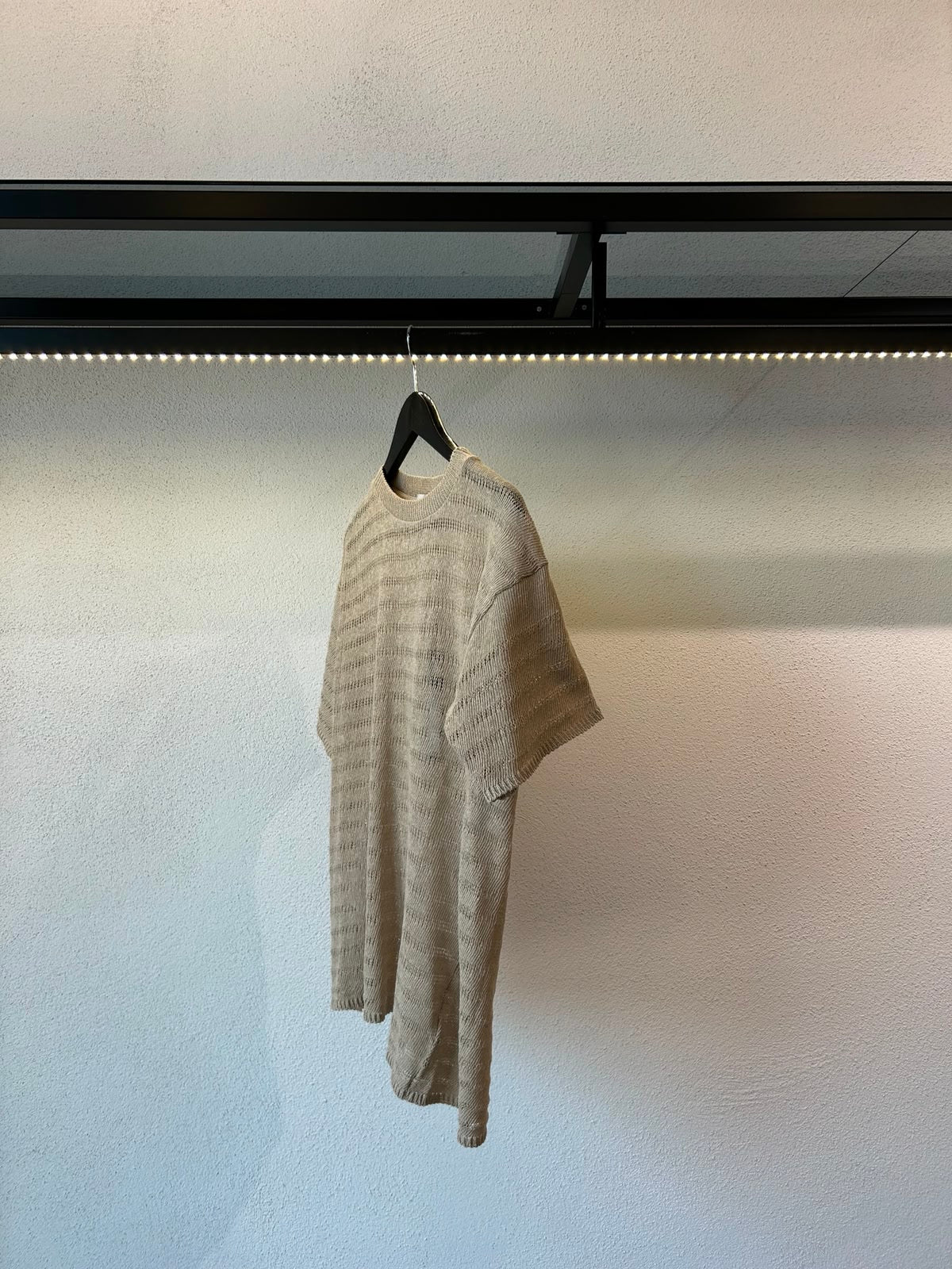 MAGLIA GIROCOLLO IN FILO TRAFORATA - 1711