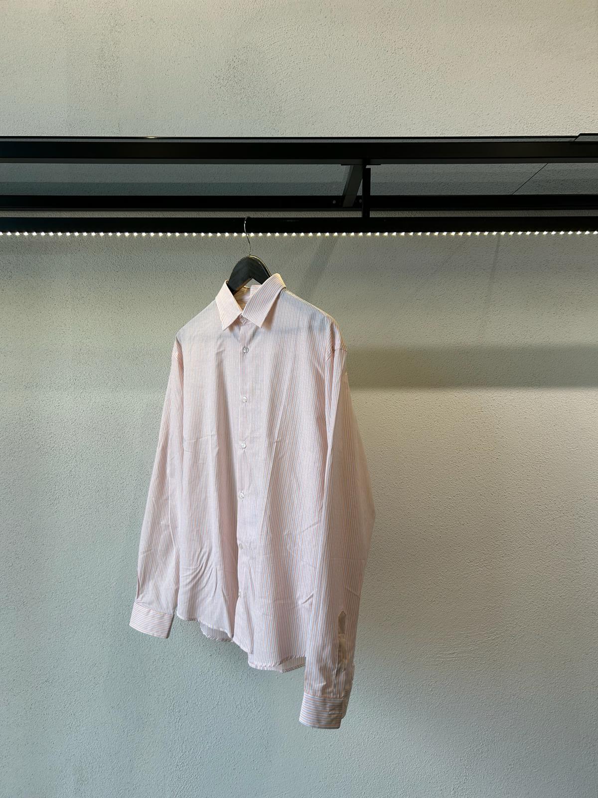 CAMICIA RIGA OVERSIZE IN MUSSOLA DI COTONE - 1638
