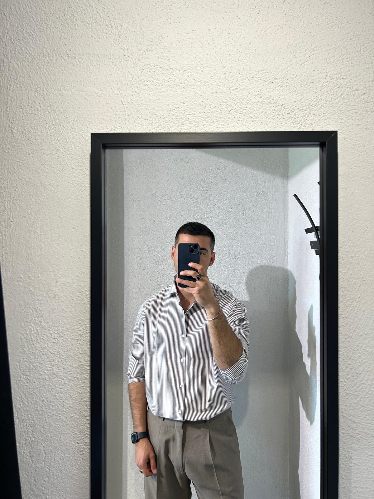 CAMICIA REGULAR VESUVIO RIGATA - 1624