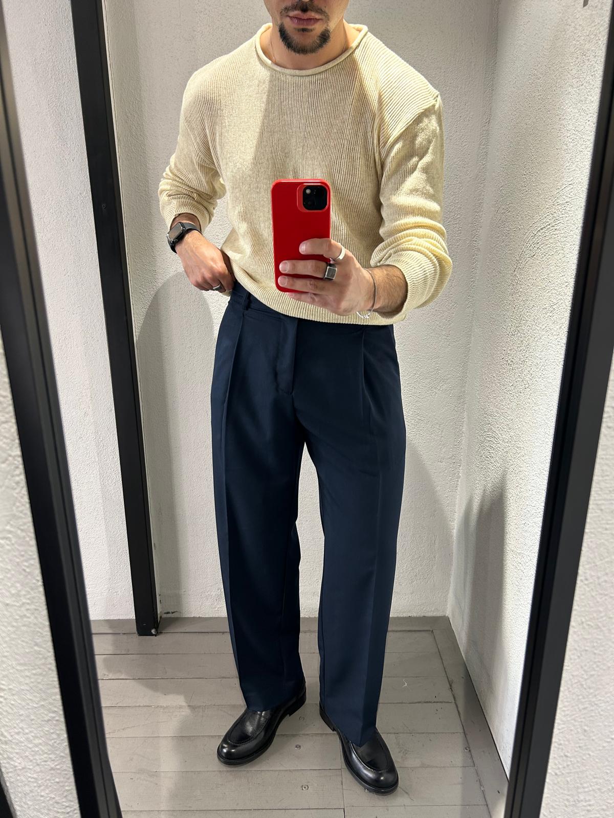 PANTALONE GERAS FONDO AMPIO - 1348