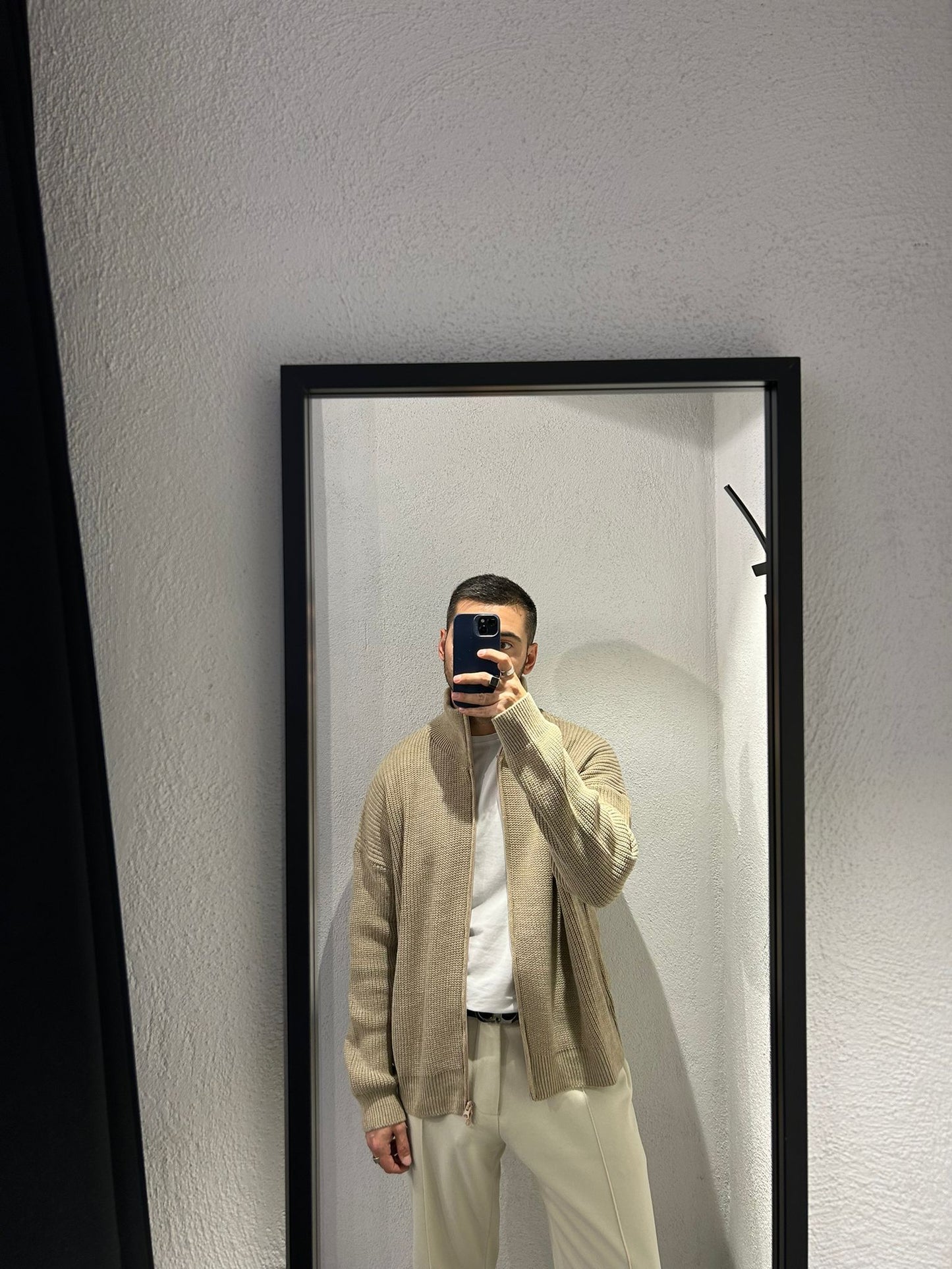 LUPETTO FULL ZIP IN MISTO LANA - 1273