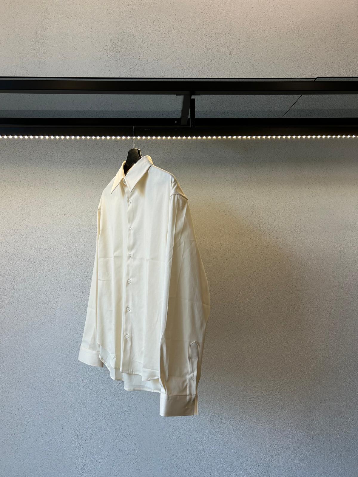 CAMICIA ROUND IN GABARDINA - 1316
