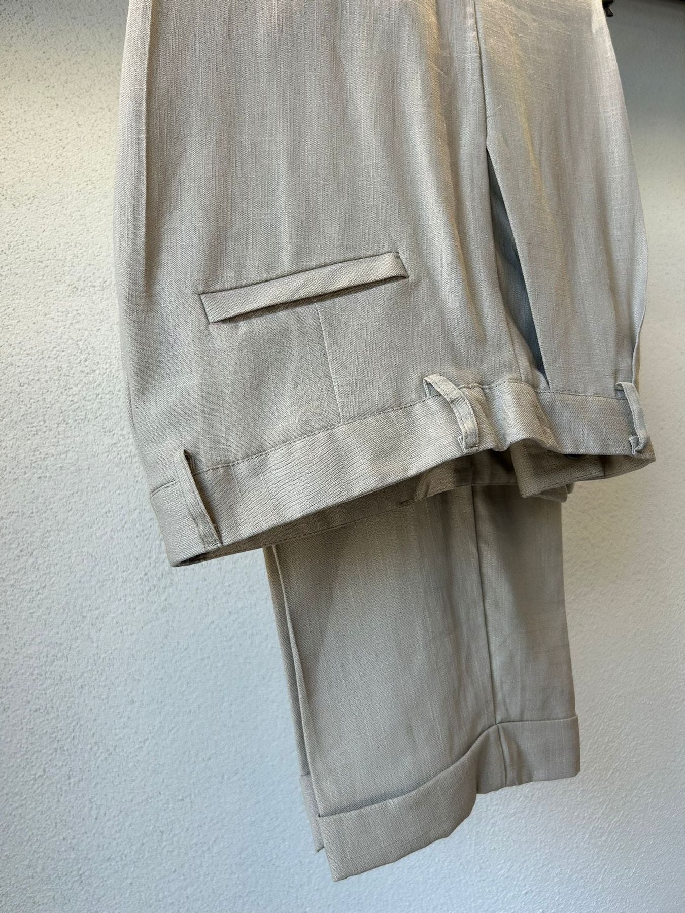 PANTALONE COMODO IN MISTO LINO VISCOSA - 1164