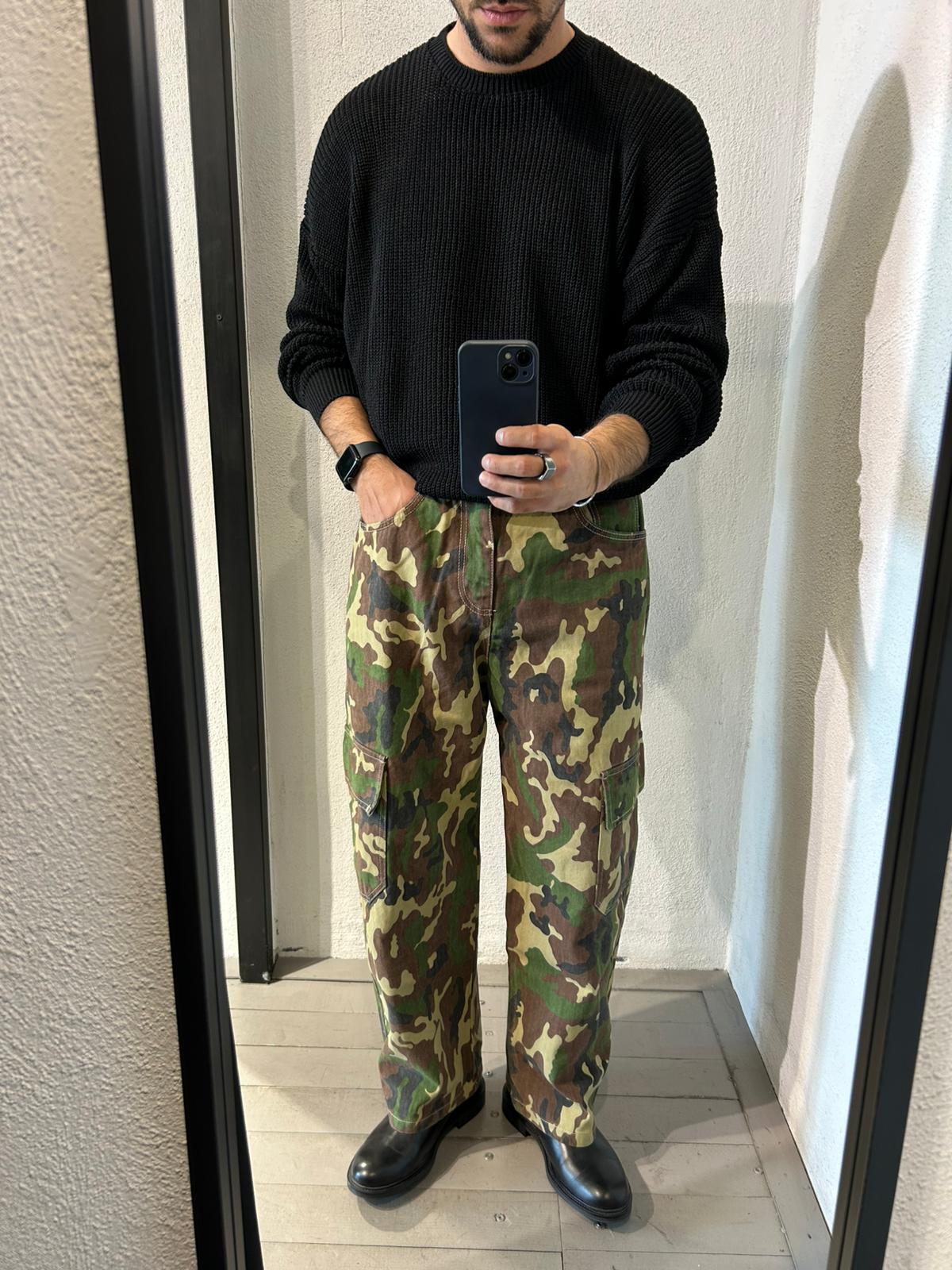 CARGO CAMOU LOOSE FIT - 1637