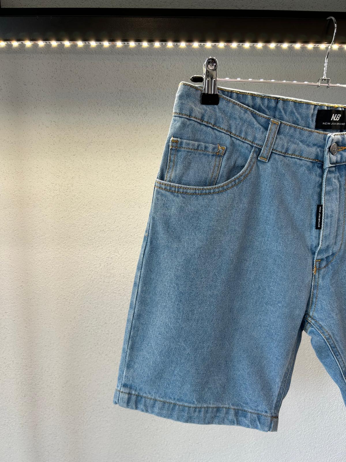 BERMUDA DI JEANS LAVAGGIO CHIARO - 1124