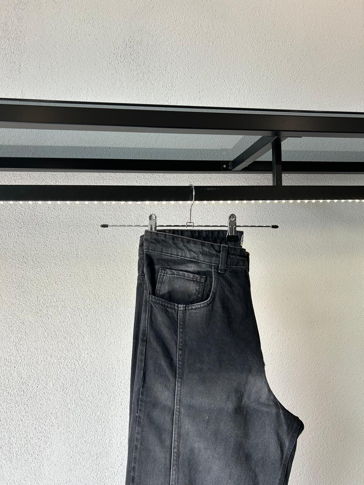 JEANS WIDE LEG CON STRUTTURA - 1306